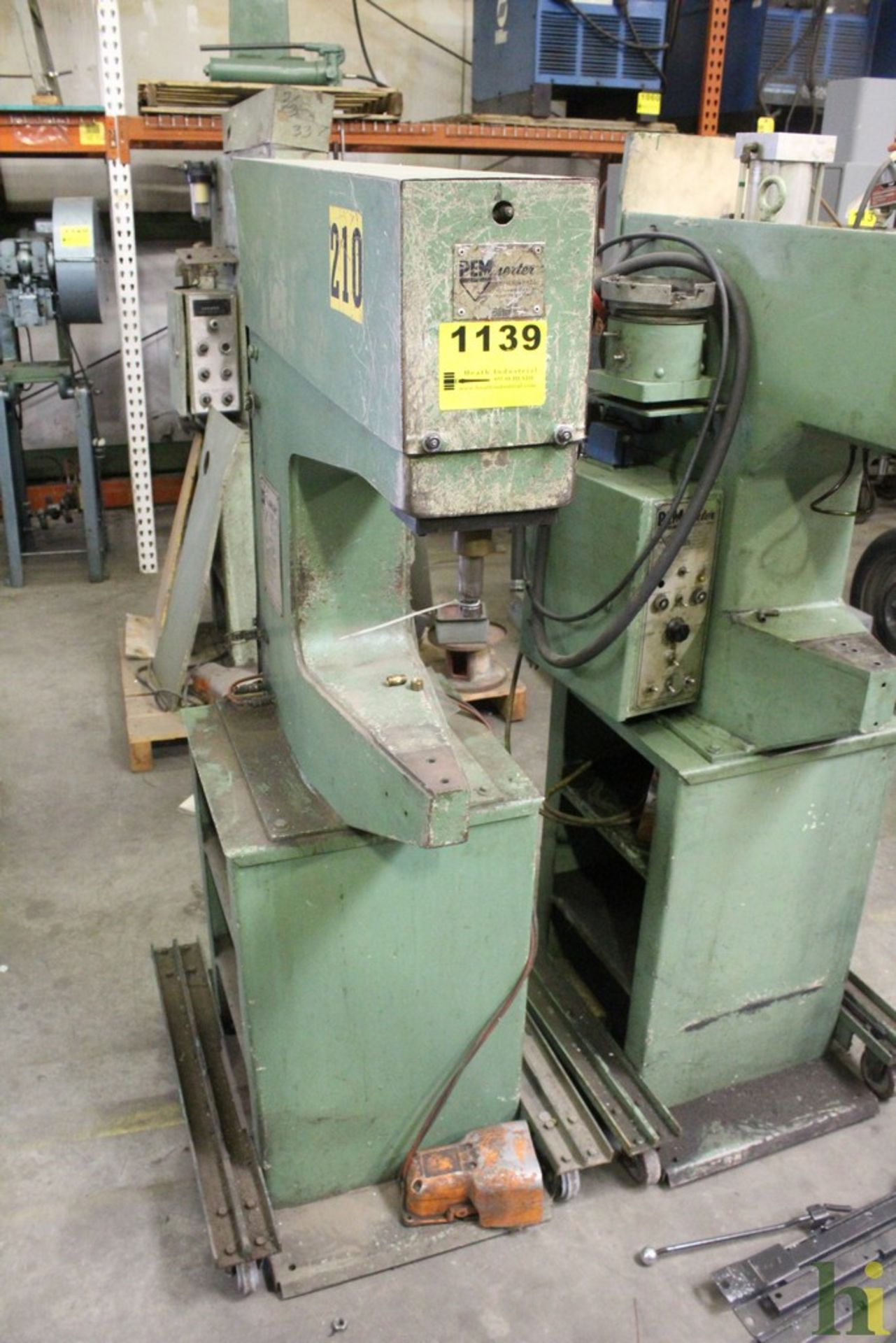 PEMSERTER 2-1/2 TON SERIES III PRESS, S/N A3-040