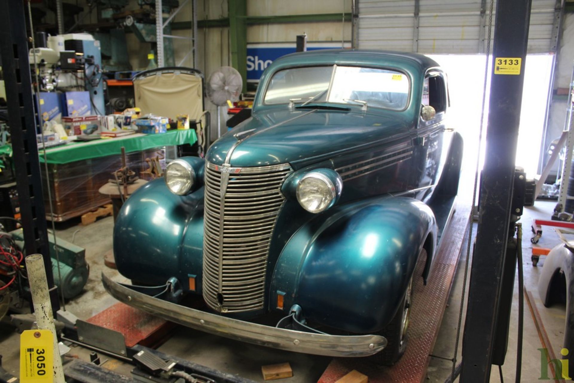 1938 CHEVROLET COUPE, BODY & RUNNING GEAR ONLY, NO ENGINE OR TRANMISSION, VIN C1100410101, STYLE NO. - Image 2 of 23