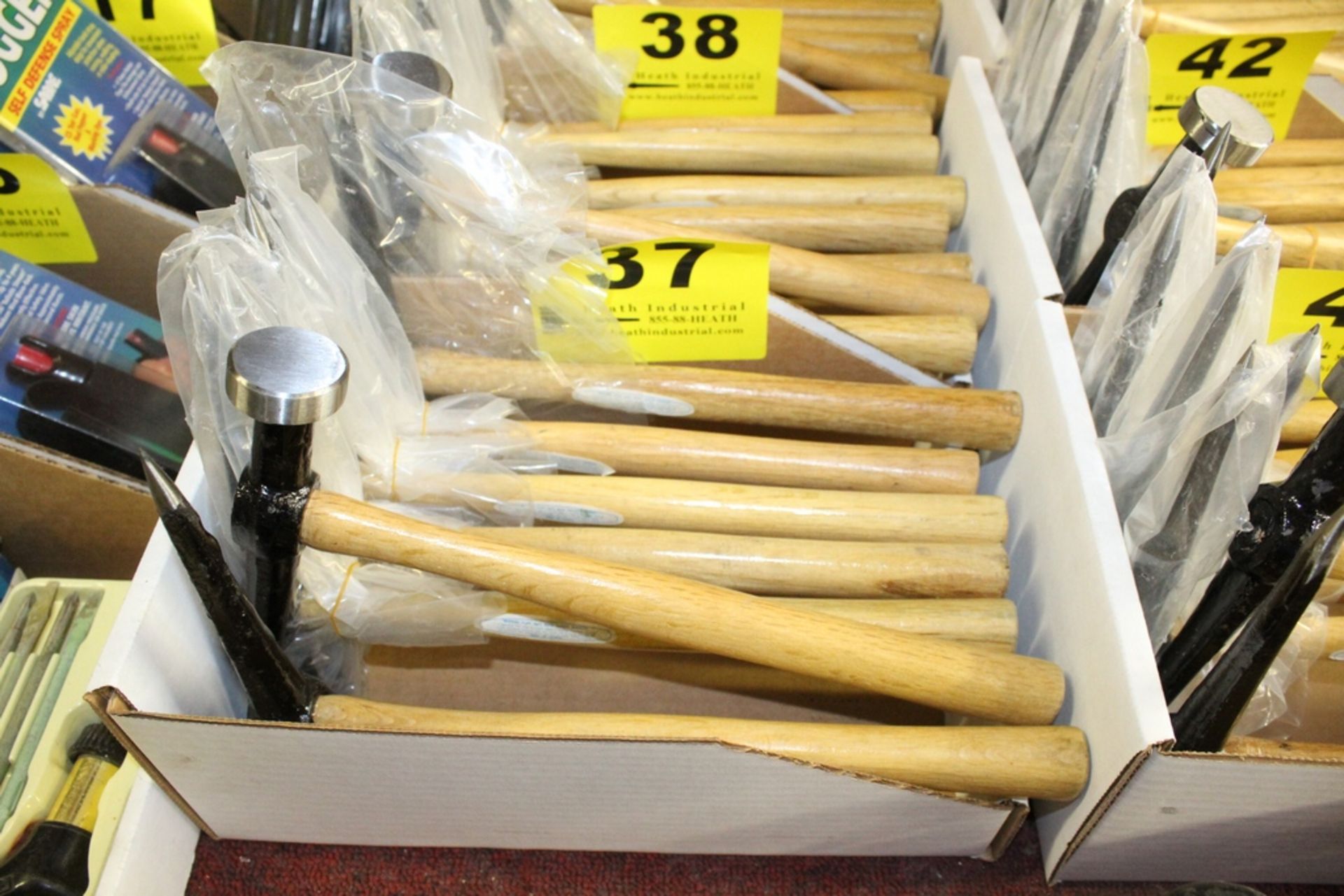 (7) BODY SHOP HAMMERS IN BOX