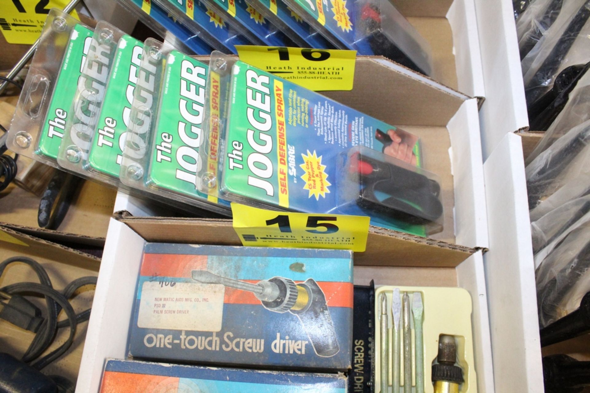 (4) JOGGER SELF-DEFENSE SPRAYS IN BOX