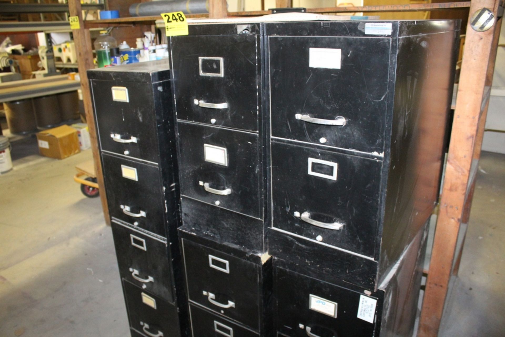 (3) FOUR DRAWER FILE CABINETS