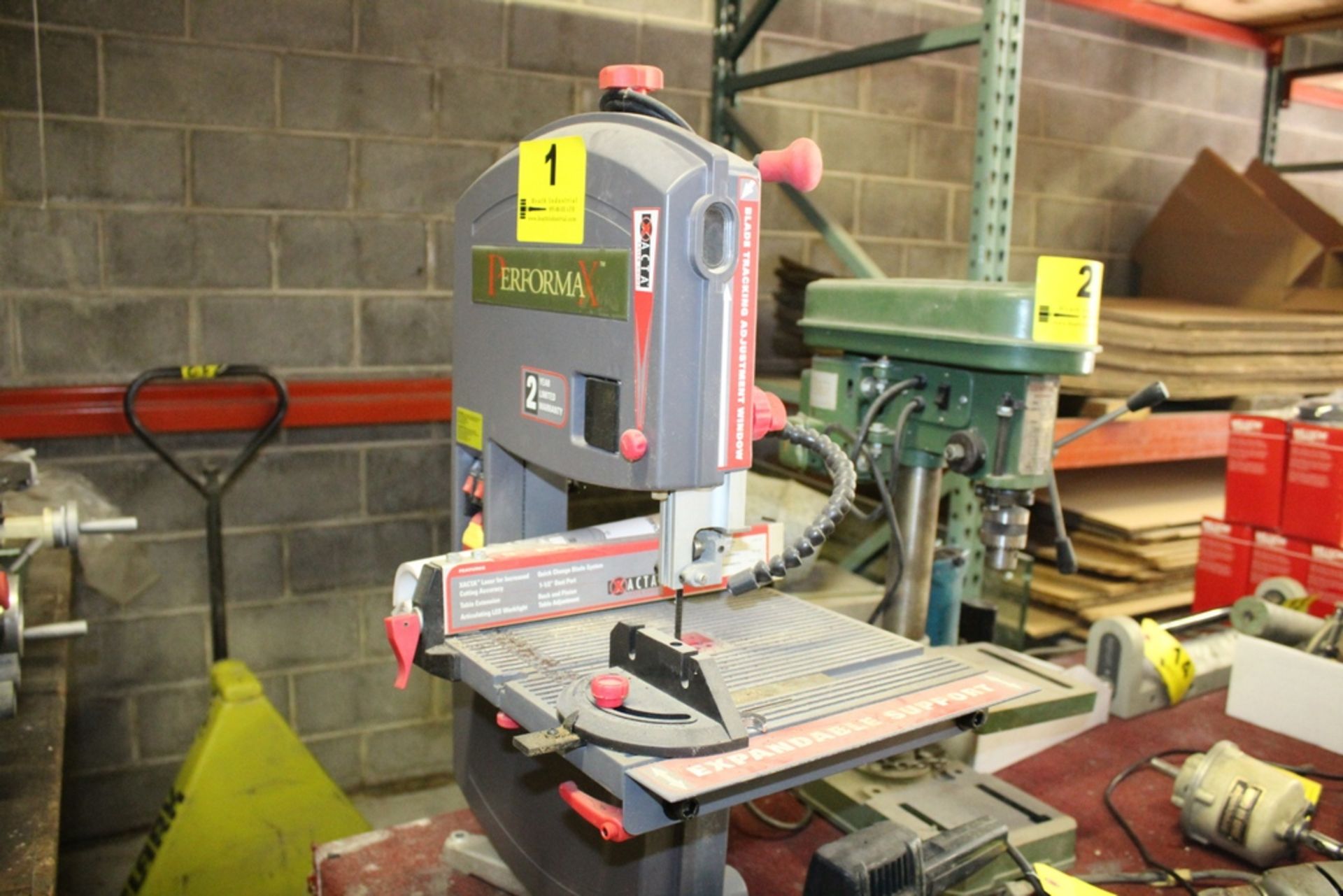 PERFORMAX 9" BENCHTOP BAND SAW WITH XACTA LASER GUIDE