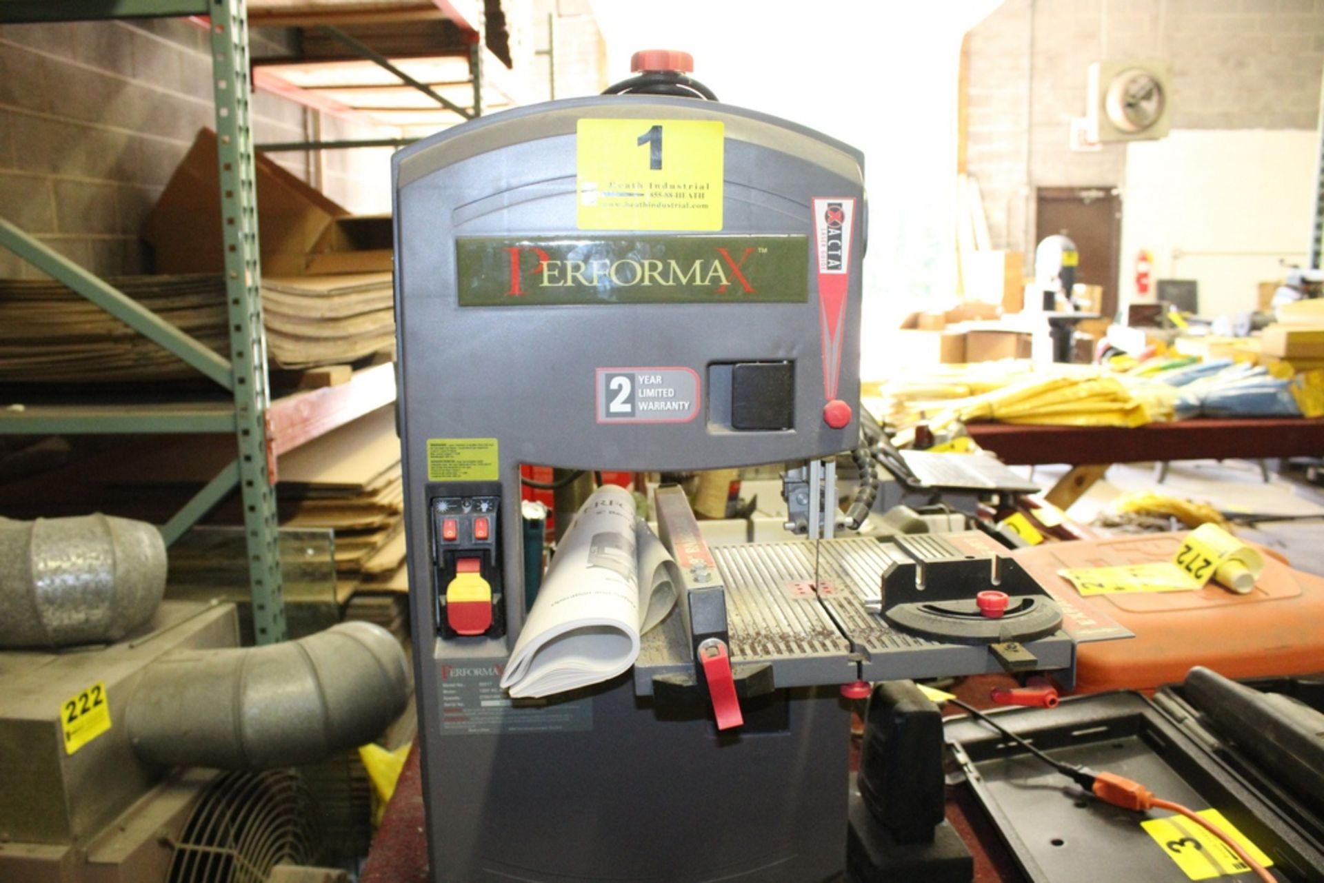 PERFORMAX 9" BENCHTOP BAND SAW WITH XACTA LASER GUIDE - Image 2 of 2