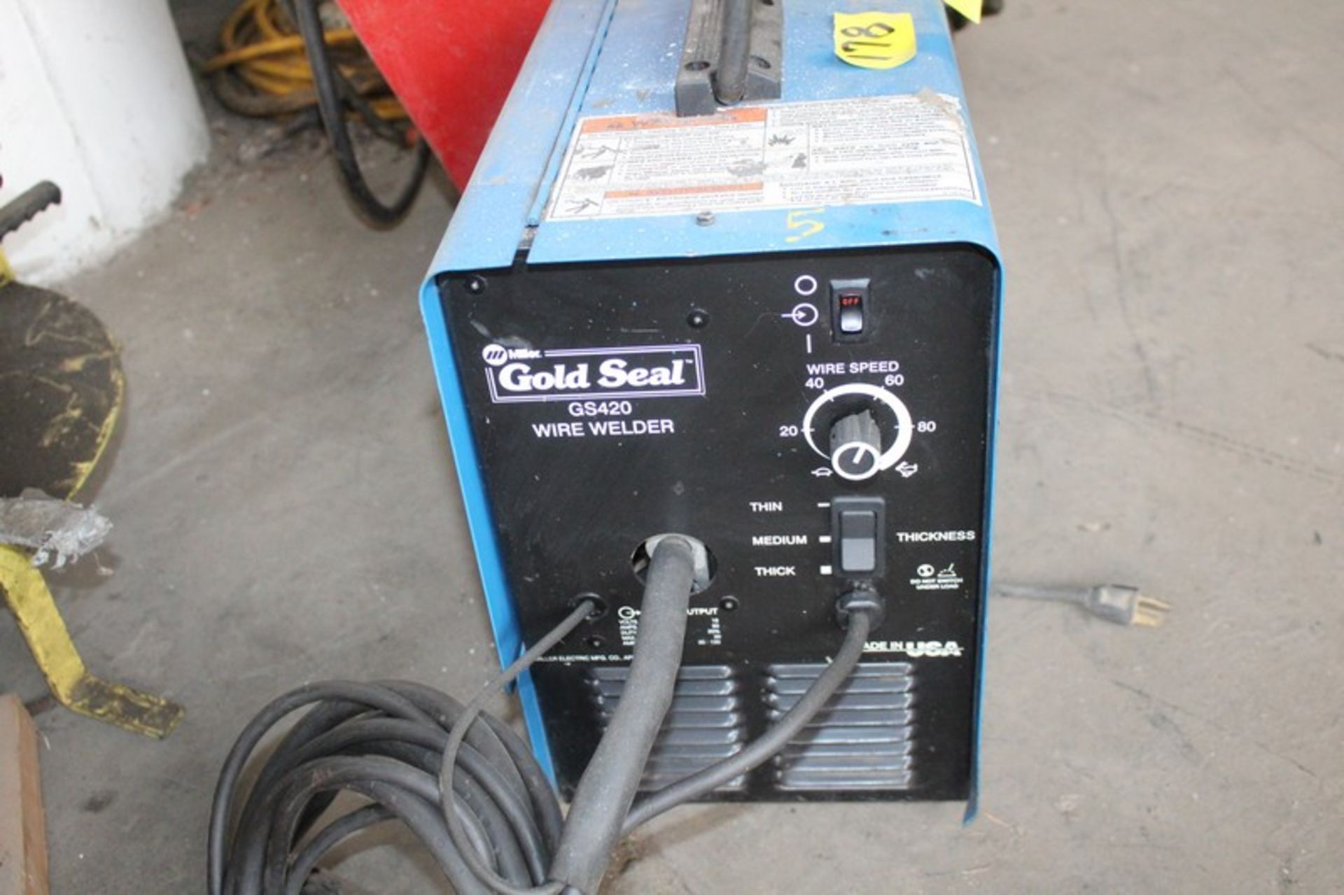 MILLER MODEL GS420 WIRE WELDER - Image 2 of 3