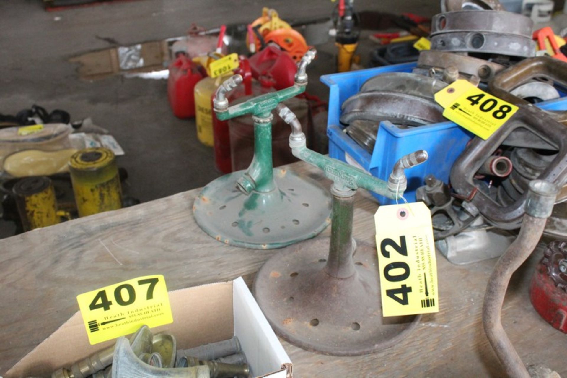 LOT: (9) ASSORTED SPRINKLERS