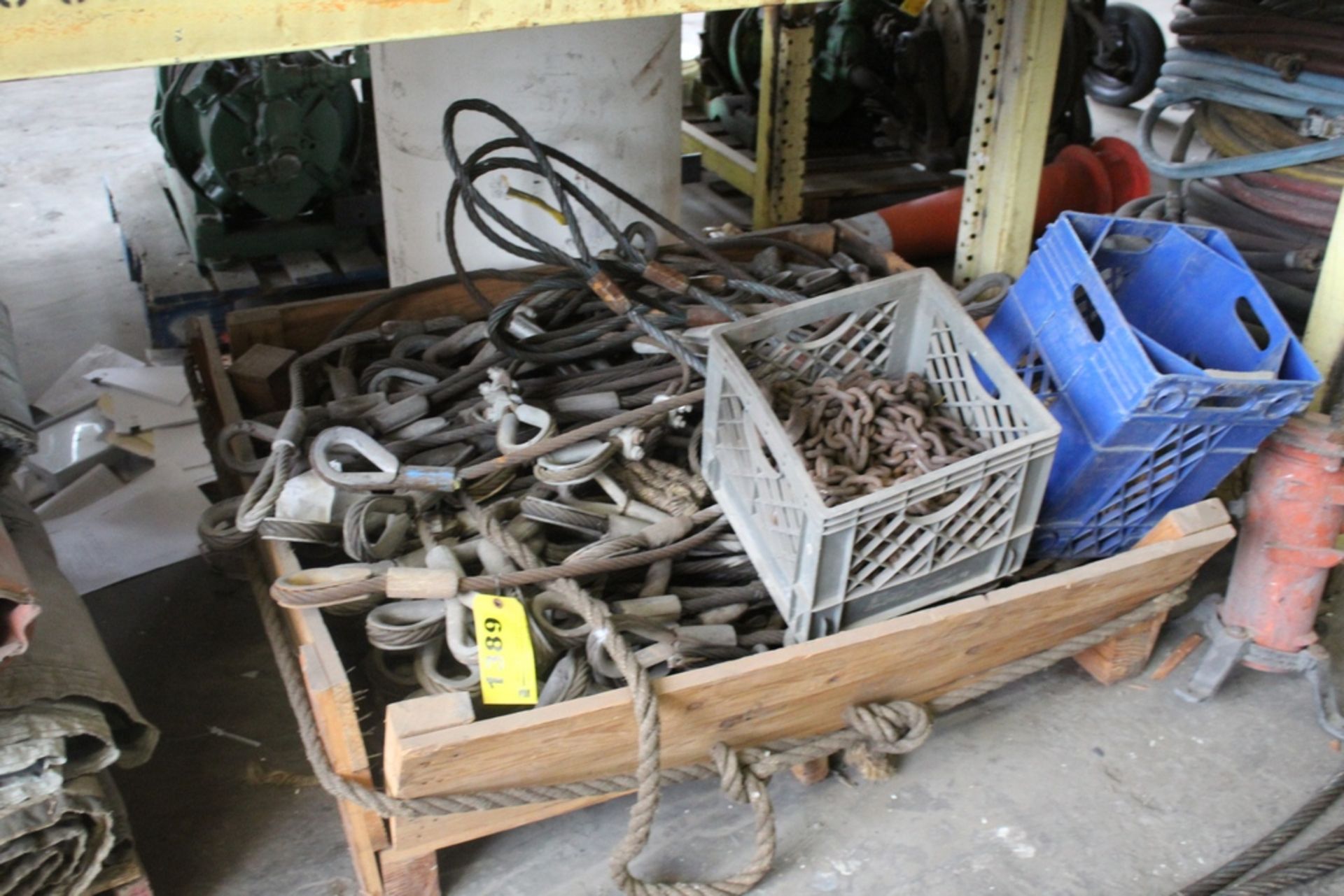 LARGE QTY OF CABLE & HARDWARE ON SKID