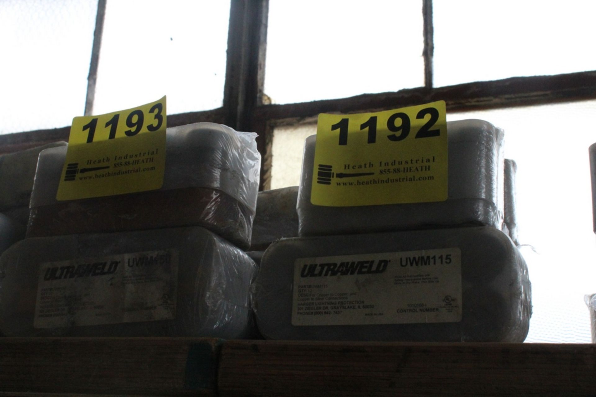 (5) CONTAINERS OF CADWELD WELDING MATERIAL