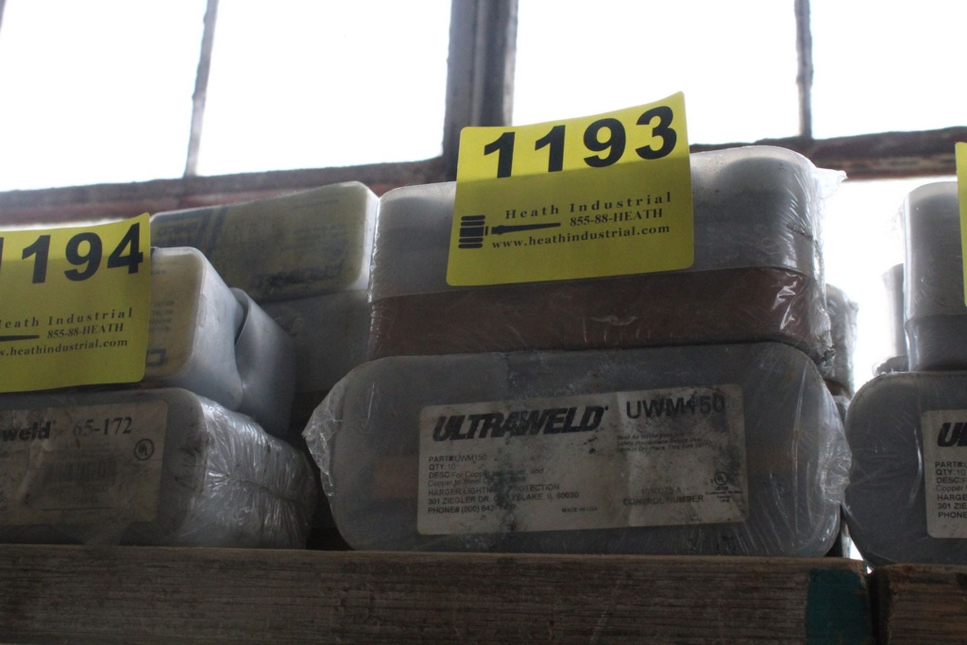 (5) CONTAINERS OF CADWELD WELDING MATERIAL