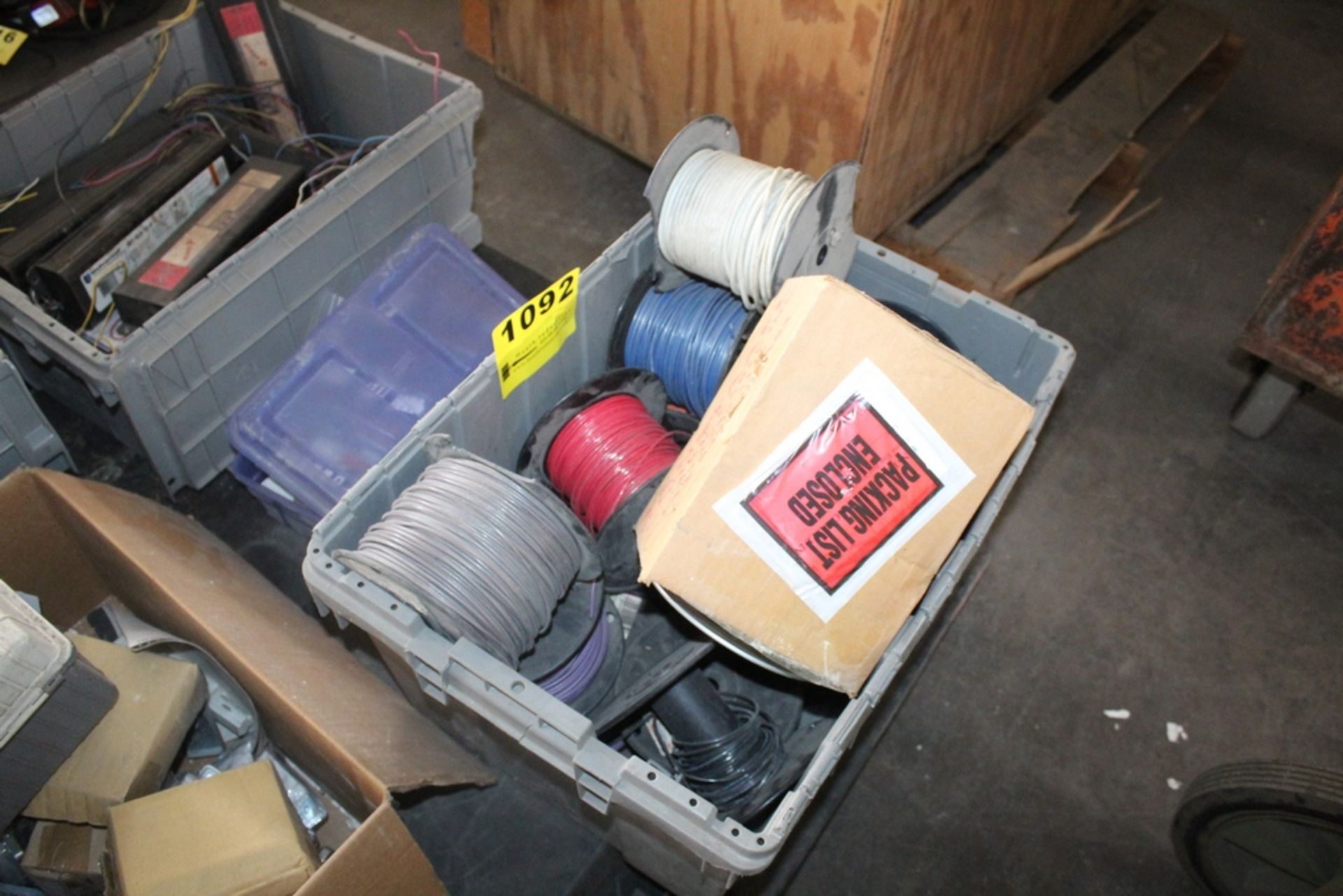 LOT: ELECTRIC WIRE SPOOLS
