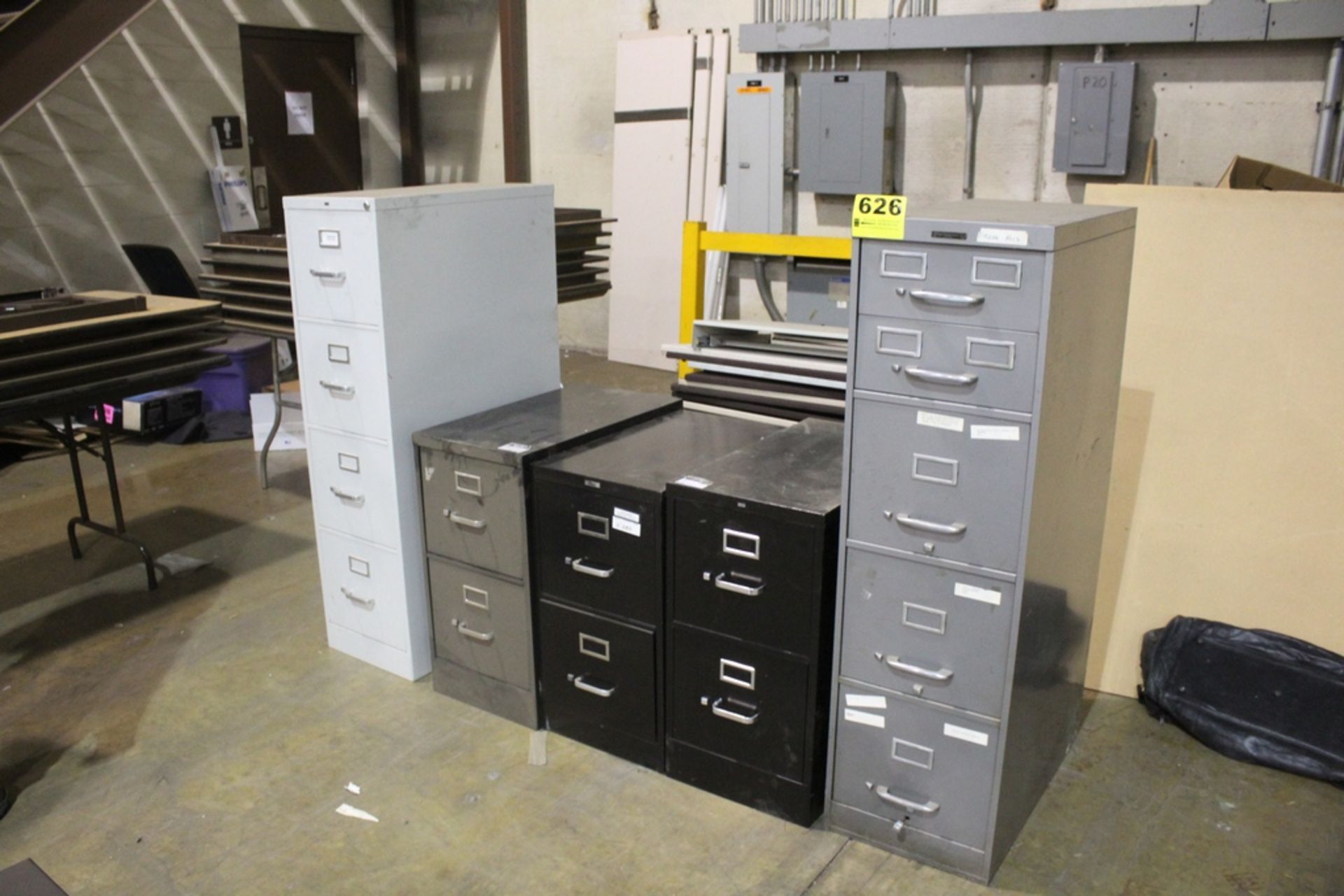(5) ASSORTED STEEL FILE CABINETS