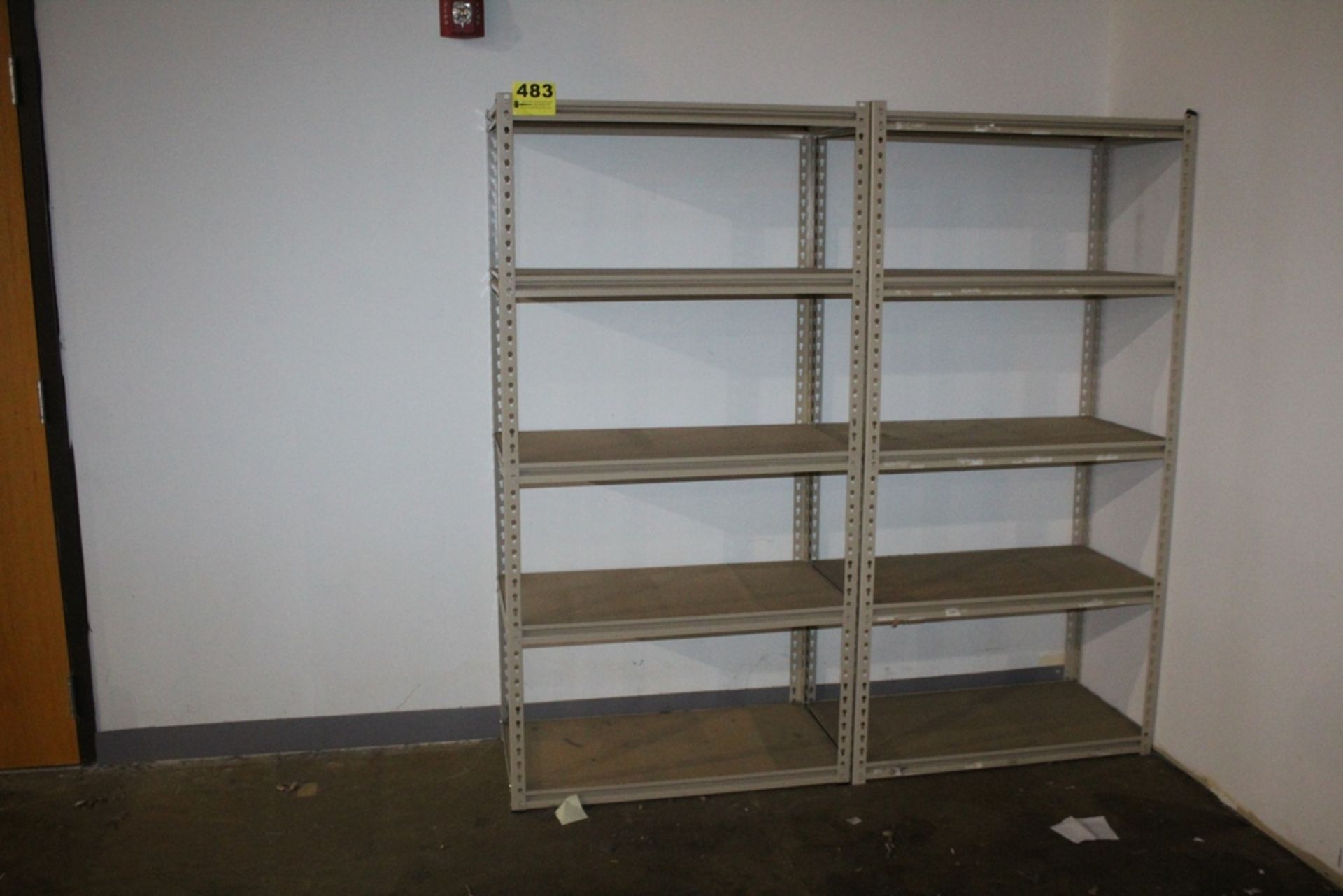 (2) SHELVING UNITS, 72" X 36" X 18"