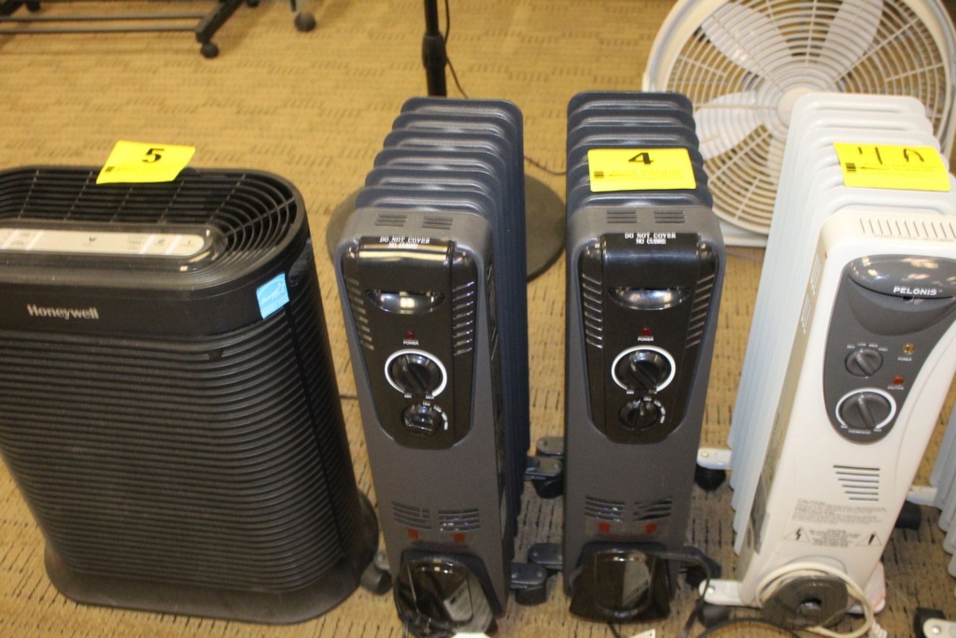 (2) PORTABLE ELECTRIC RADIANT HEATERS