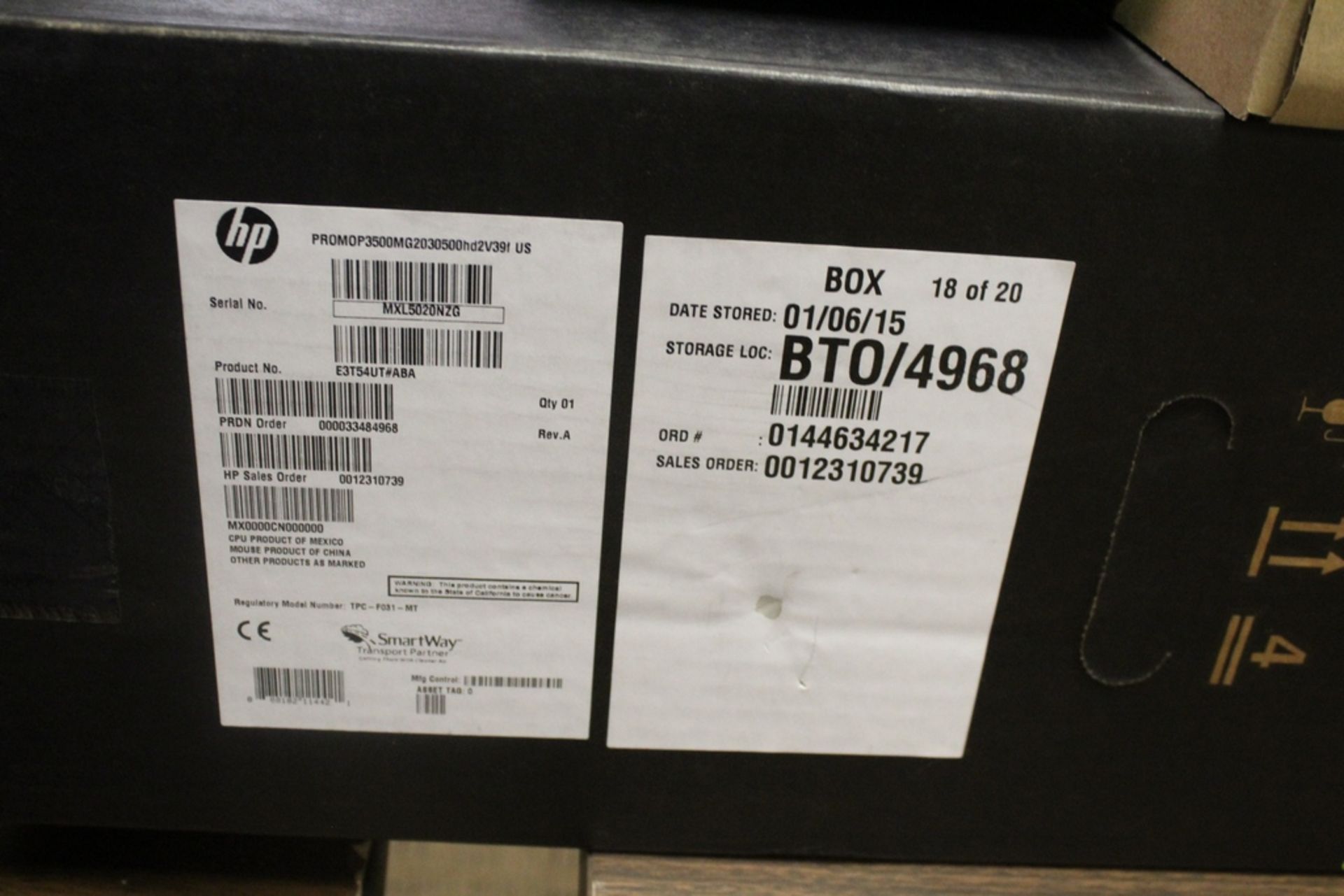 HP Desktop PC 3500 E3T54UT#ABA Pentium Dual Core G2030 (3.00 GHz) 2 GB DDR3 500 GB HDD Intel HD - Image 3 of 3