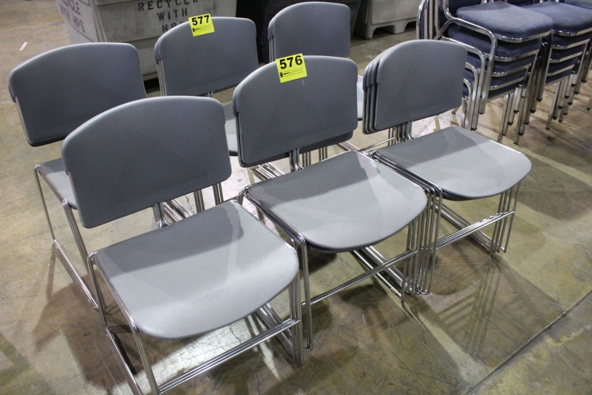 (10) PLASTIC STACK CHAIRS