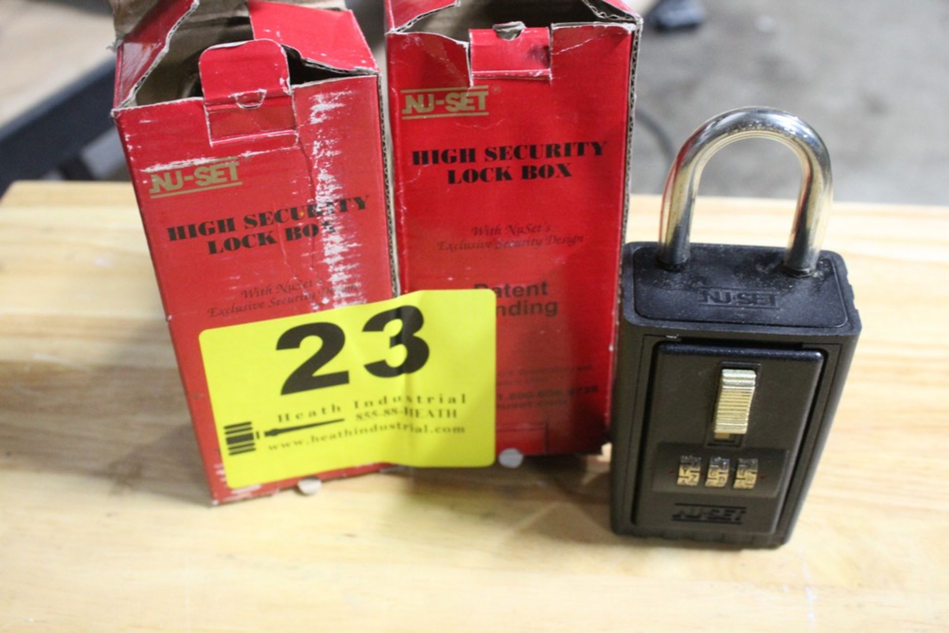 (2) NU-SET HIGH SECURITY LOCK BOXES - Image 2 of 2
