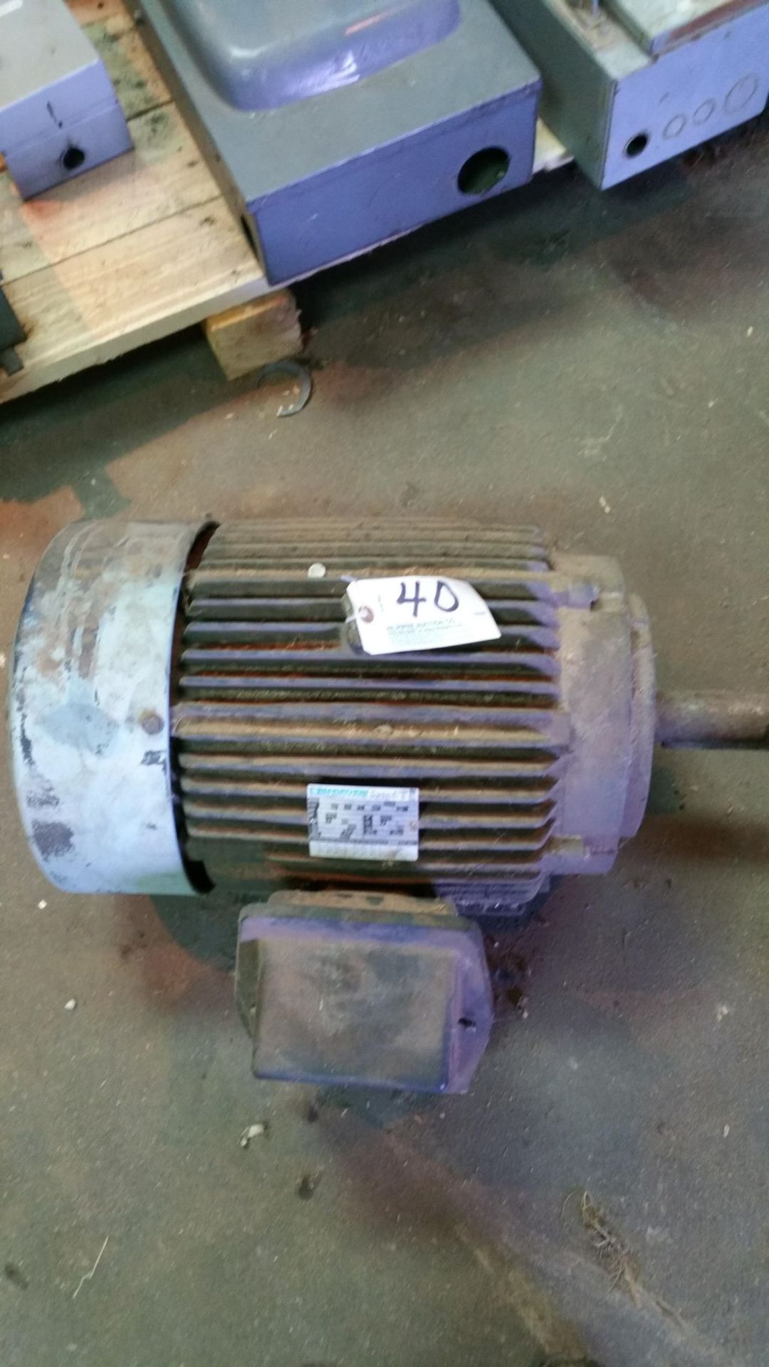 25 hp motor, 1750 RPM, 284T, 3 ph, 480 volt.