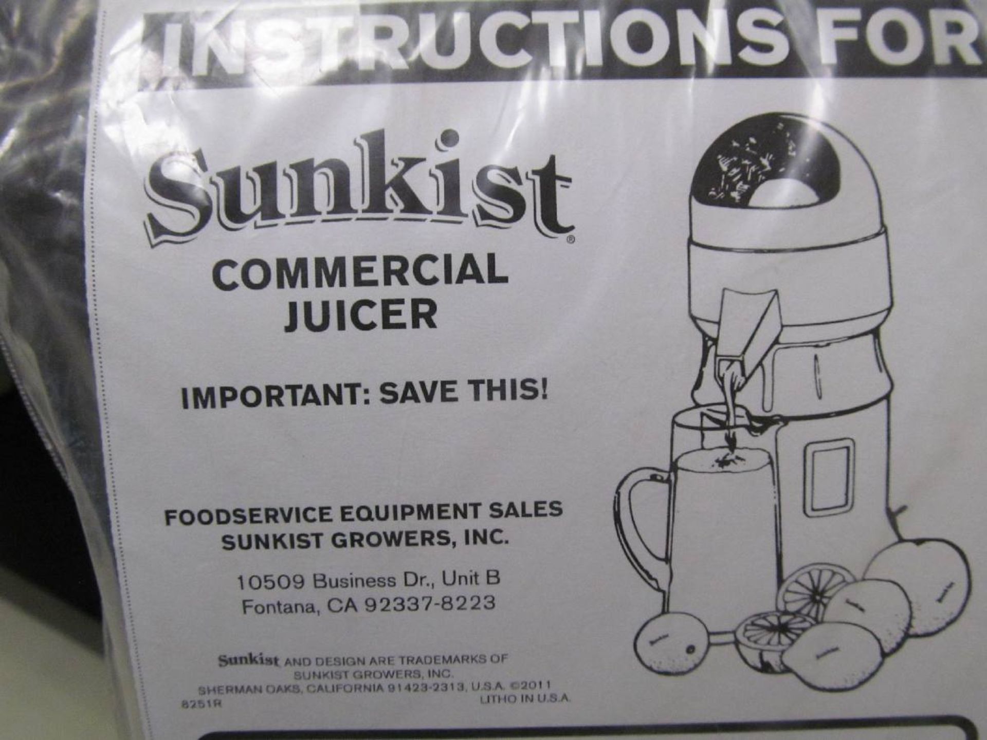 Sunkist 8-R Electric Juicer