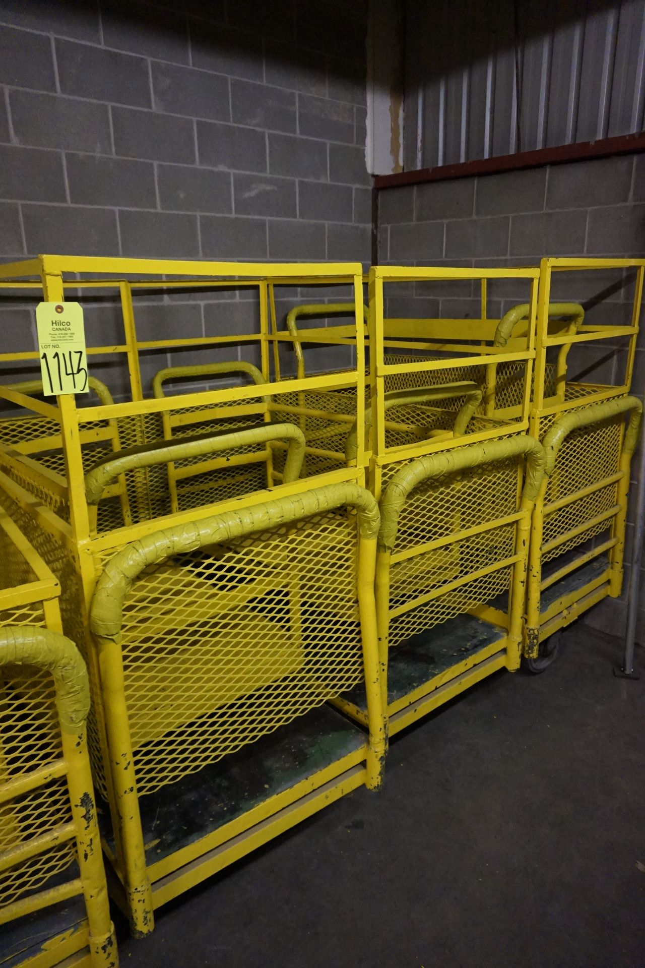 Yellow 60" x 30" & 48" x 24" Express Carts