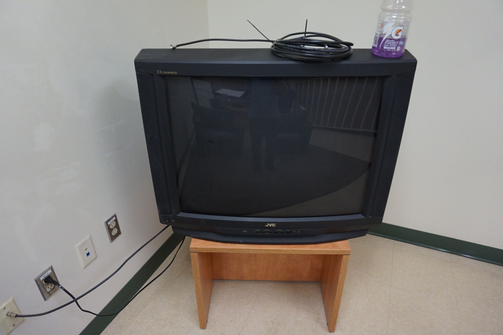 Television with Shelf, Stand & DVD Player - Image 2 of 2
