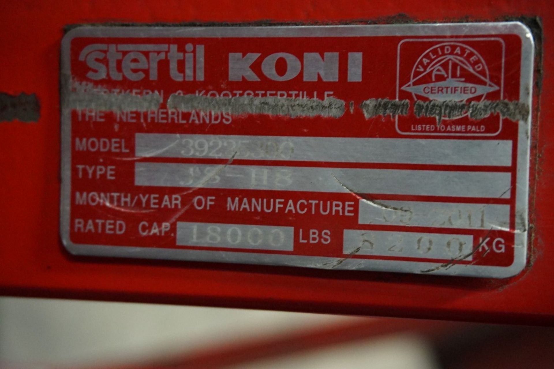 Steril Koni Model 39225300 Type JS H8 18,000-Lbs. Capacity Jack Stands - Image 4 of 4