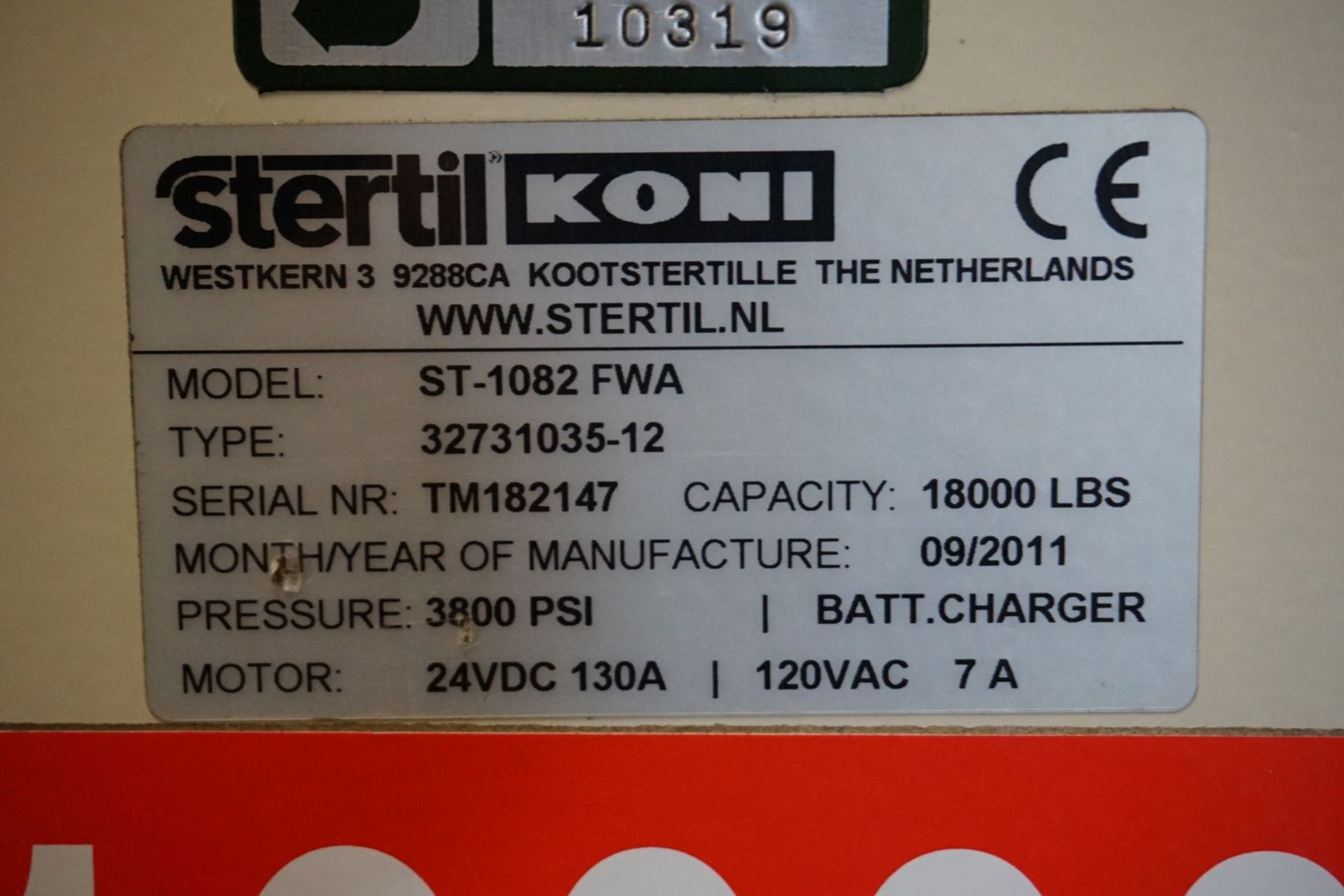 Steril Koni Model ST-1082 FWA 18,000-Lb. Wireless Mobile Column Lifts - Image 9 of 12