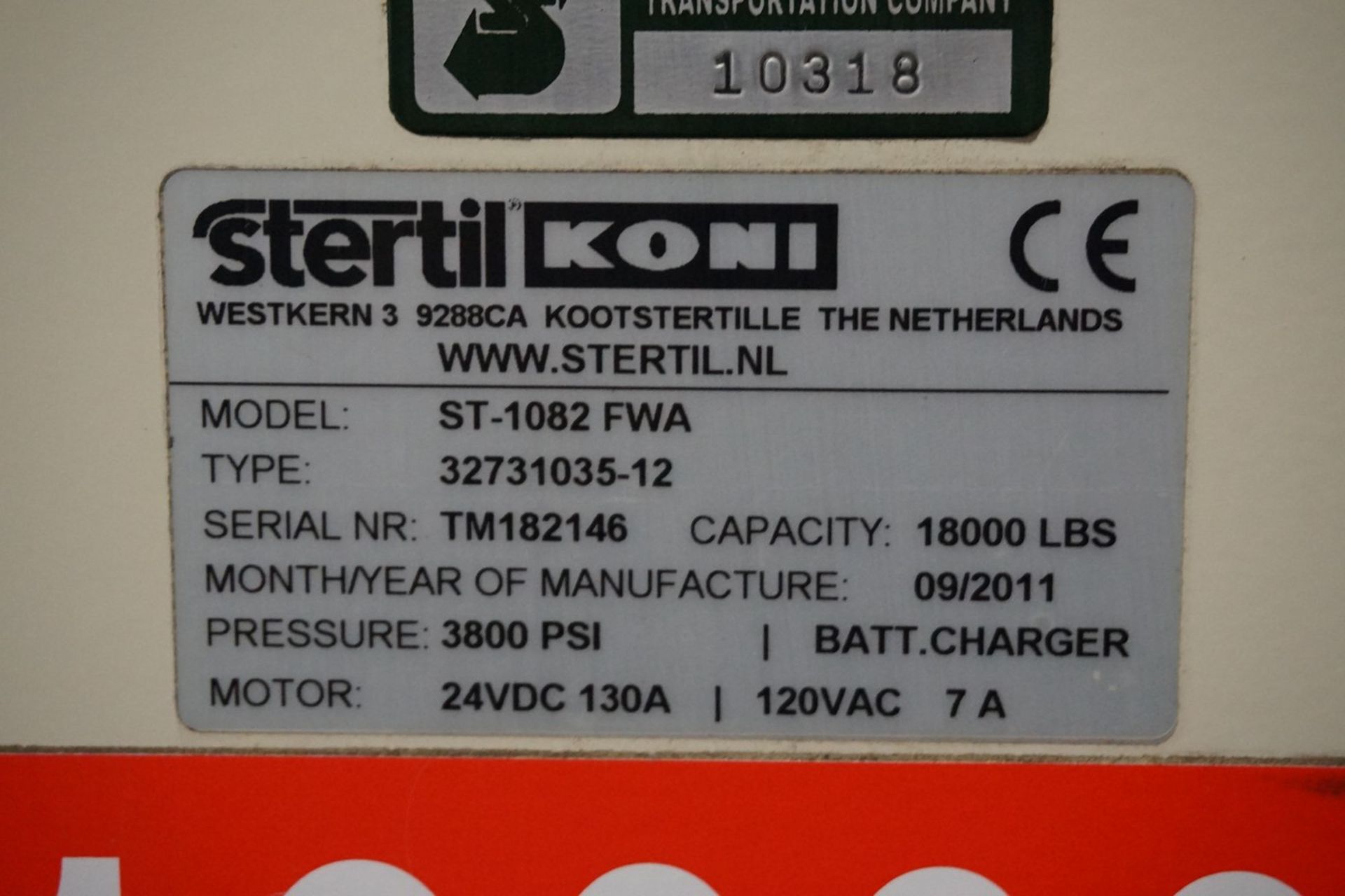 Steril Koni Model ST-1082 FWA 18,000-Lb. Wireless Mobile Column Lifts - Image 10 of 12