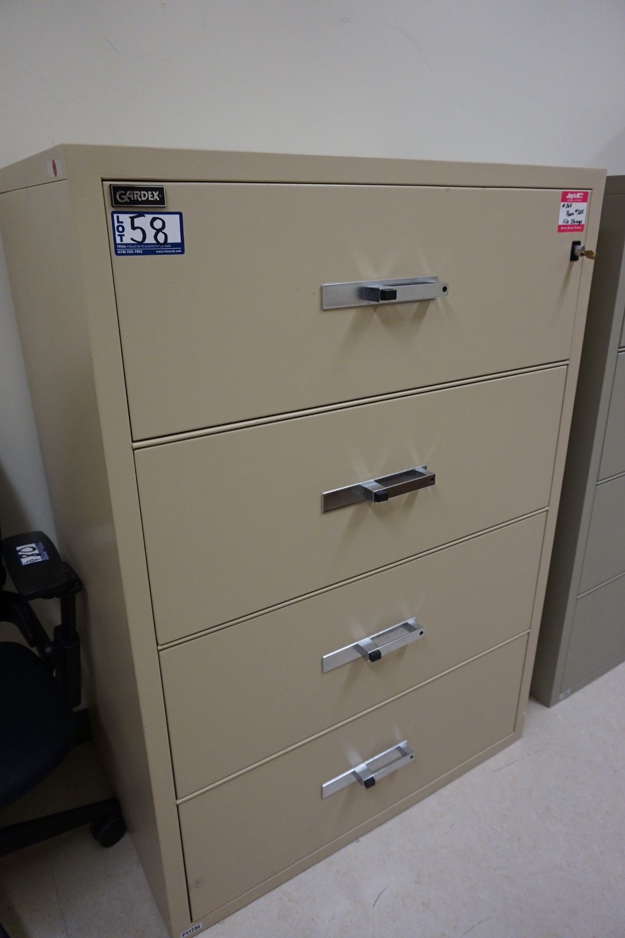 Gardex 4-Drawer Fire Safe File Cabinet