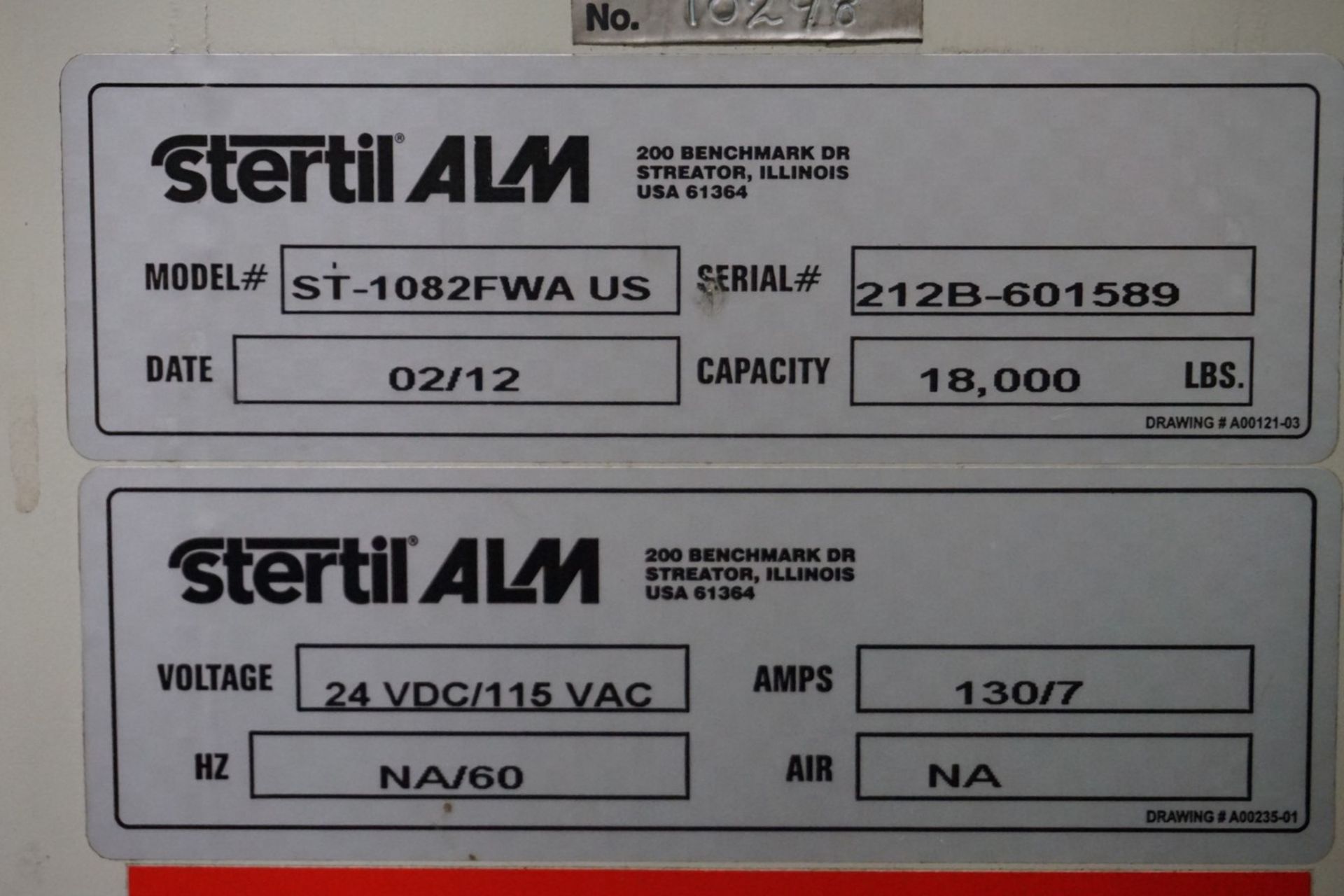 Steril Koni Model ST-1082 FWA US 18,000-Lbs Capacity Wireless Mobile Column Lifts - Image 8 of 12