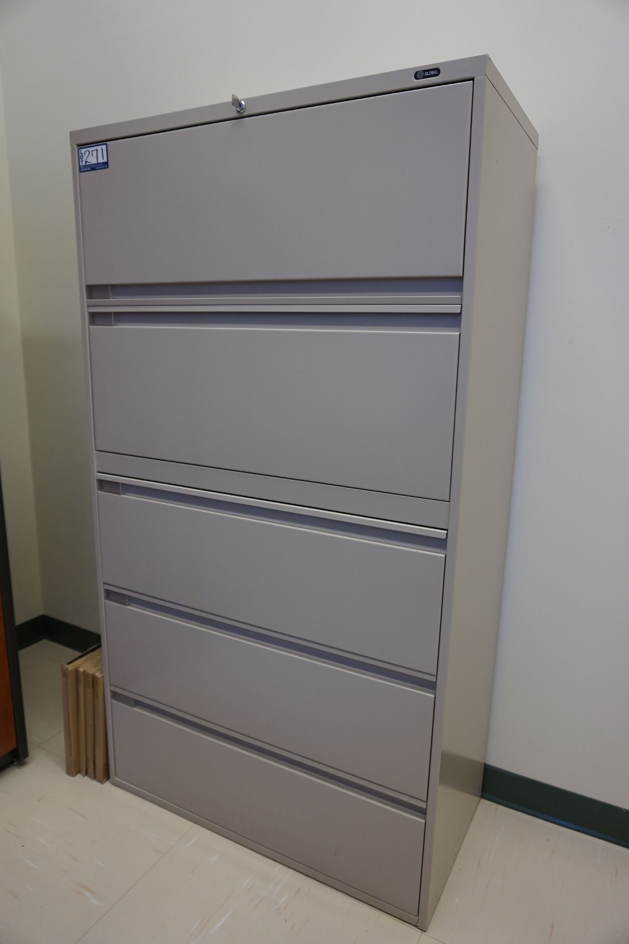 Global 5-Drawer Lateral File Cabinet