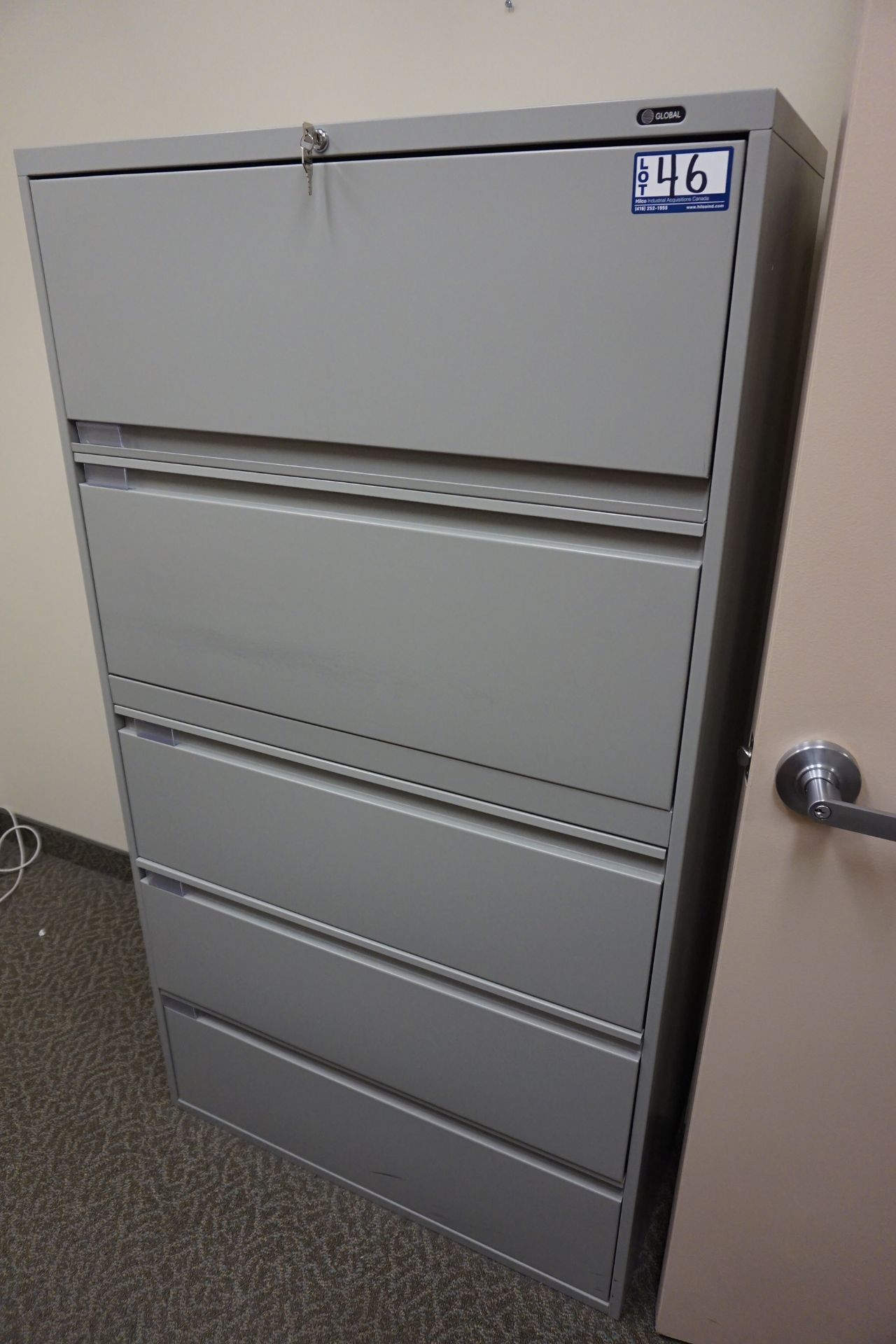 Global 5-Drawer Lateral File Cabinet