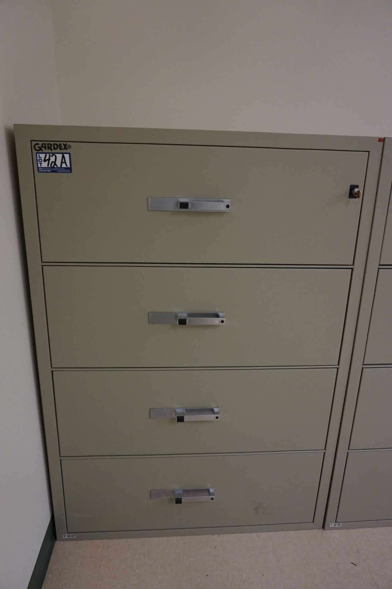 Gardex 4-Drawer Fire Safe Lateral File Cabinet