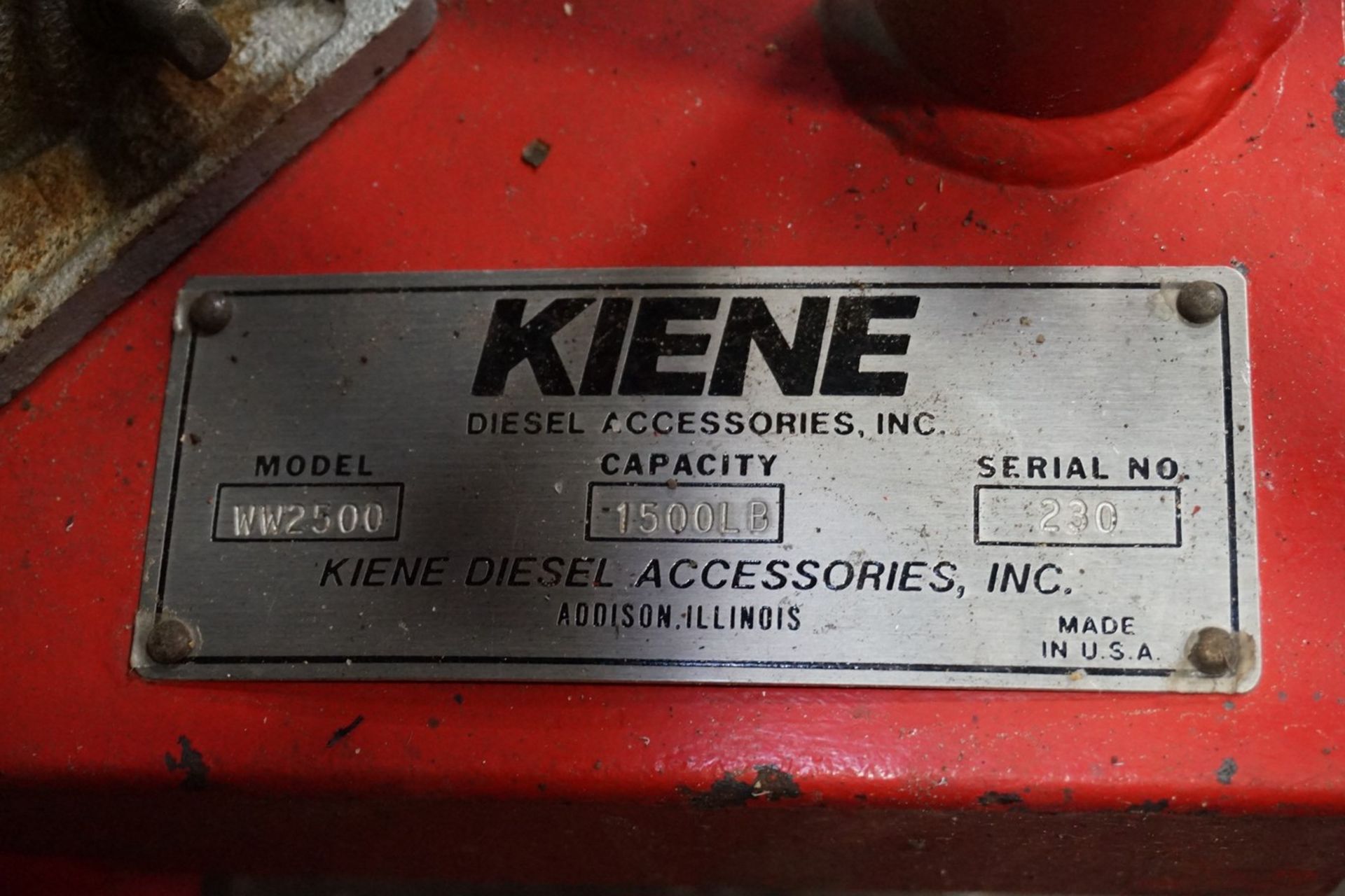 Kiene Model WW2500 1500-Lbs Capacity Tire Puller - Image 3 of 3