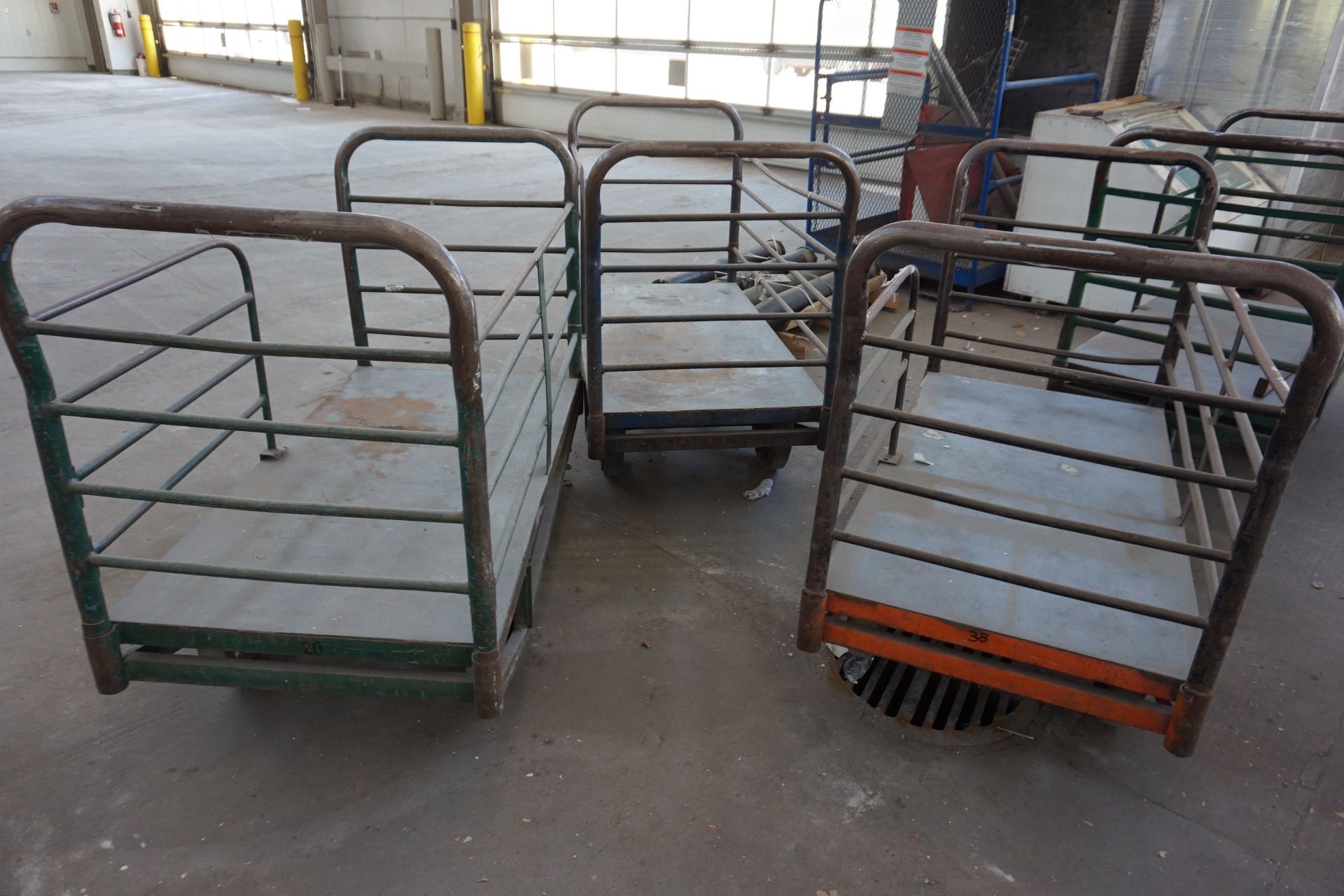 Green Metal 5' x 30" Express Carts