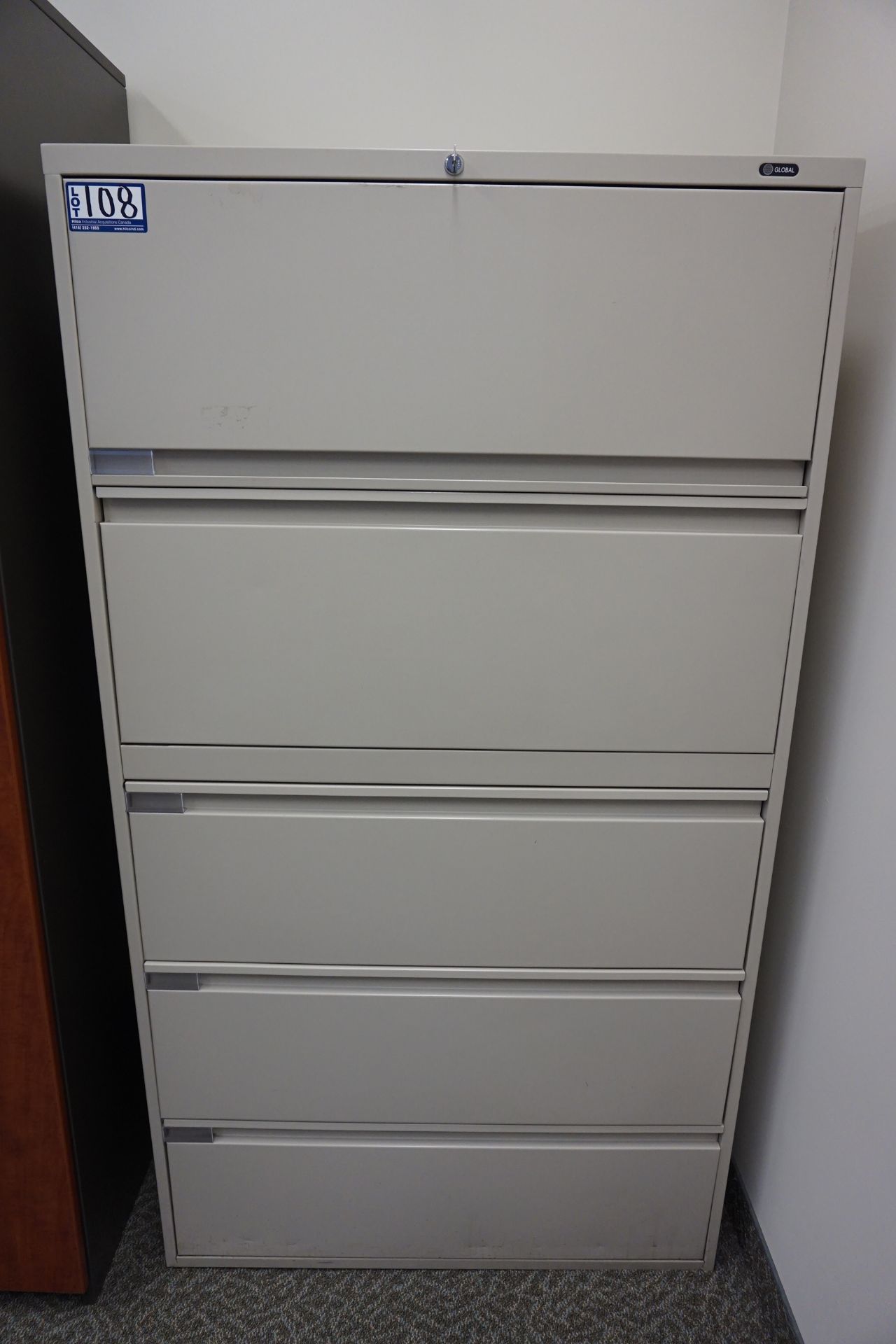 Global 5-Drawer Lateral File Cabinet