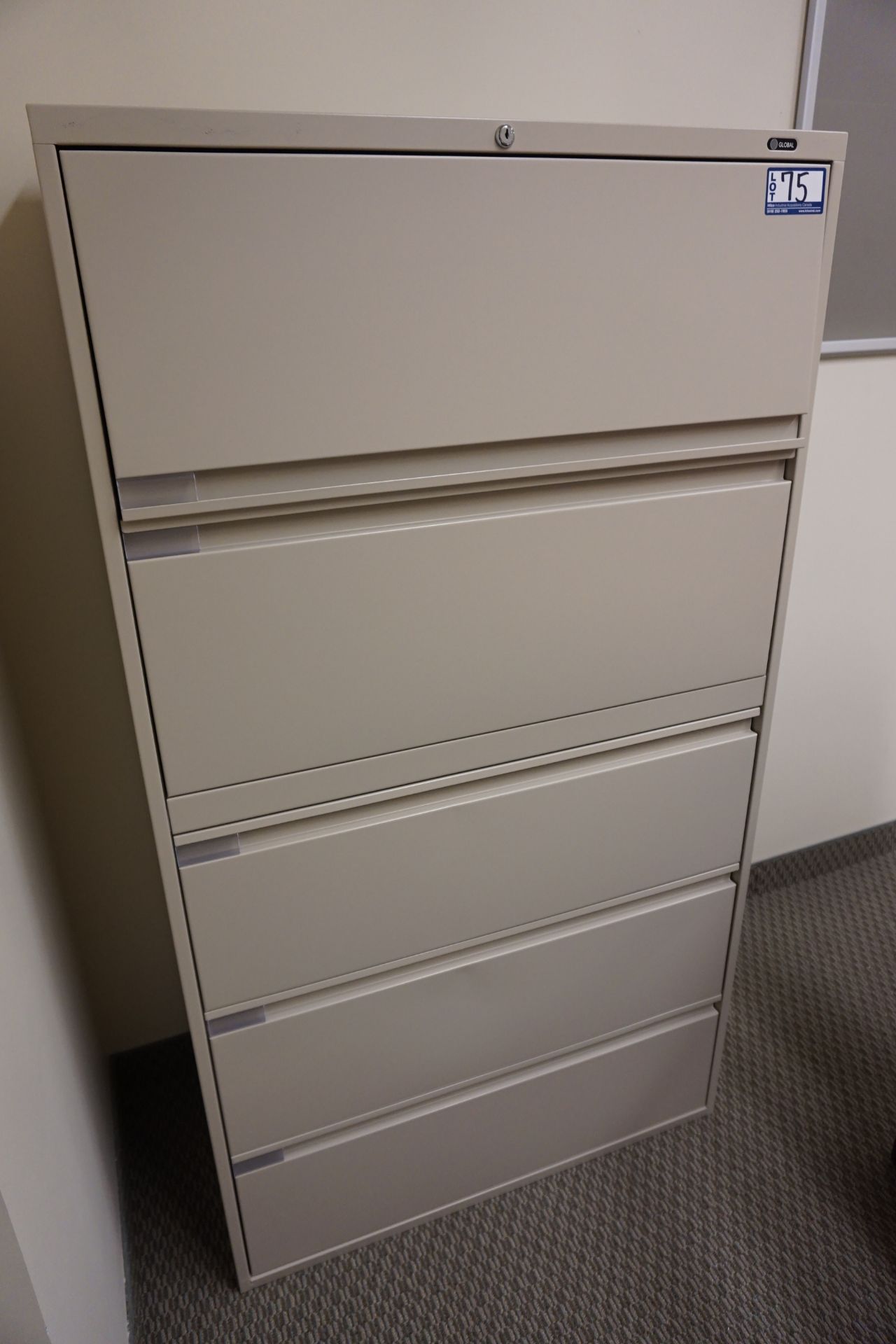 Global 5-Drawer Lateral File Cabinet