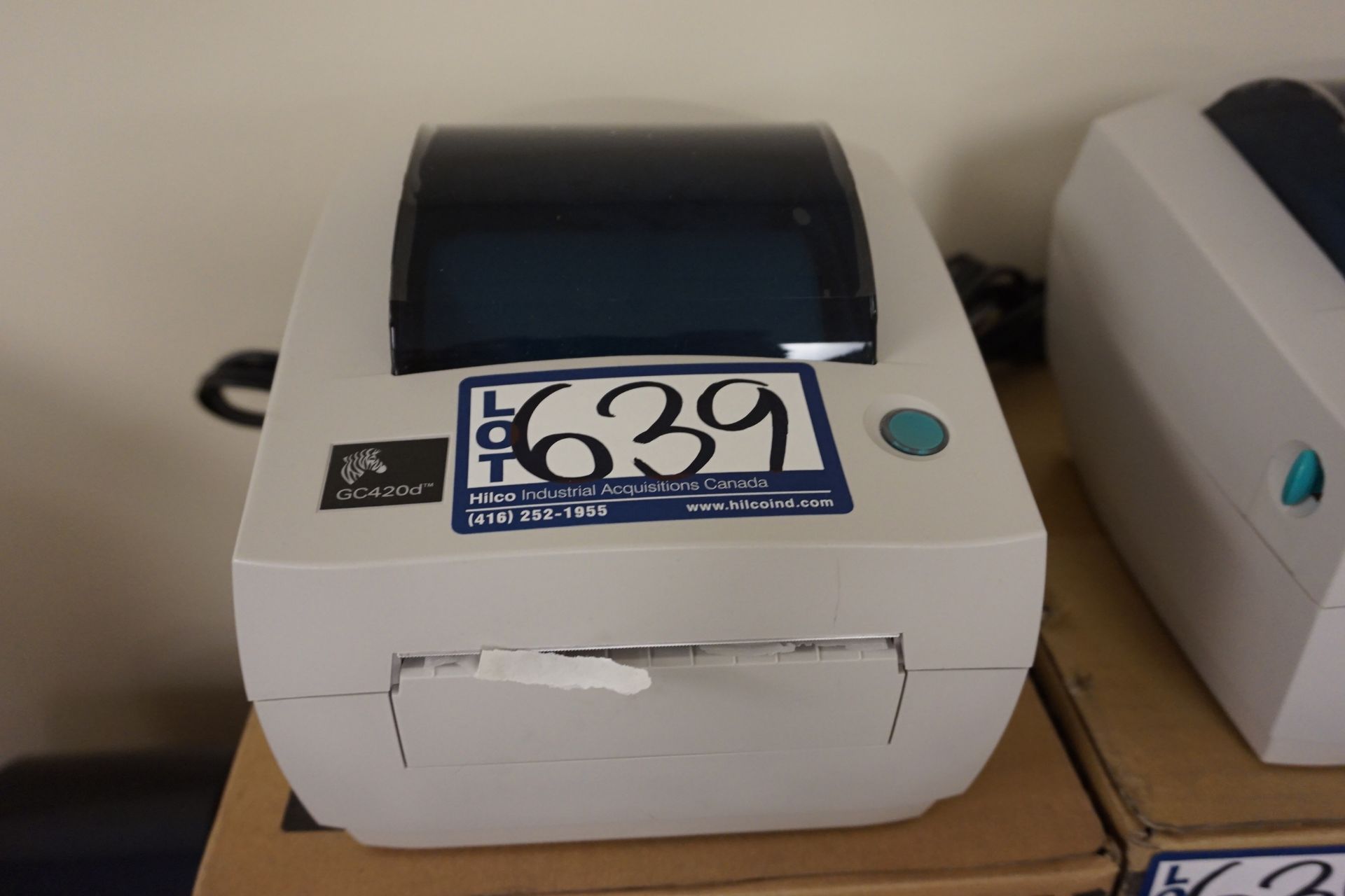 Zebra Model GC420D Thermal Printer