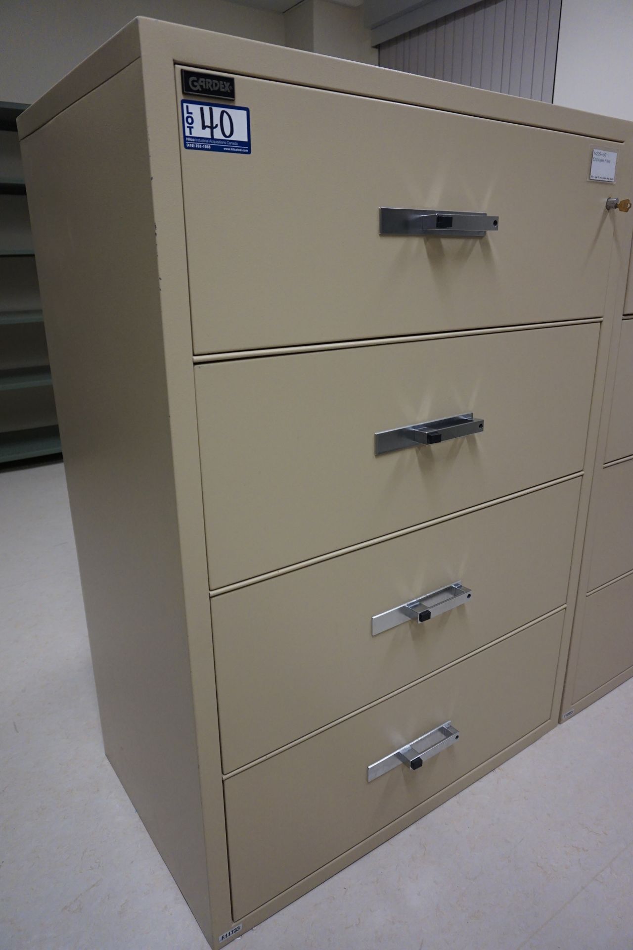 Gardex 4-Drawer Fire Safe Lateral File Cabinet
