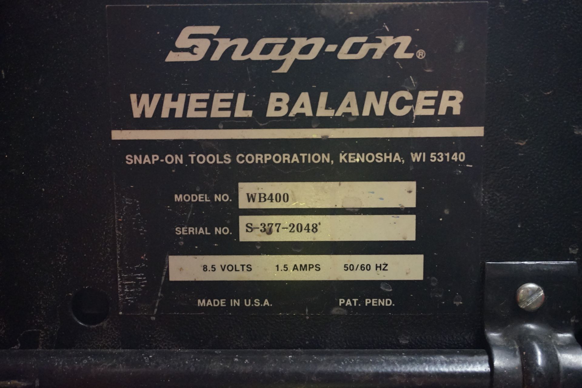 Snap-On Model WB400 Wheel Balancer - Image 3 of 4