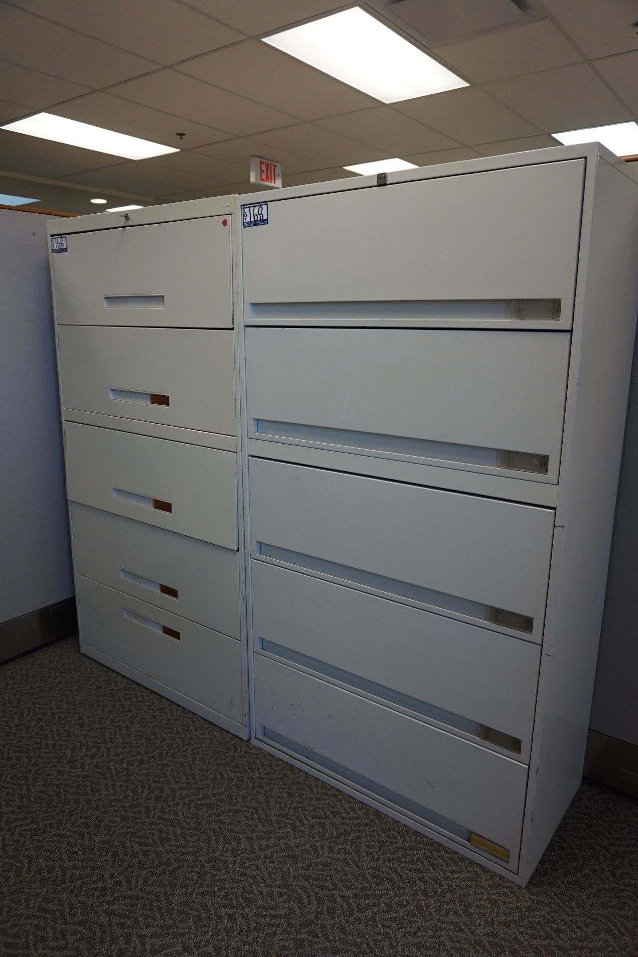 Asst. 5-Drawer Lateral File Cabinets
