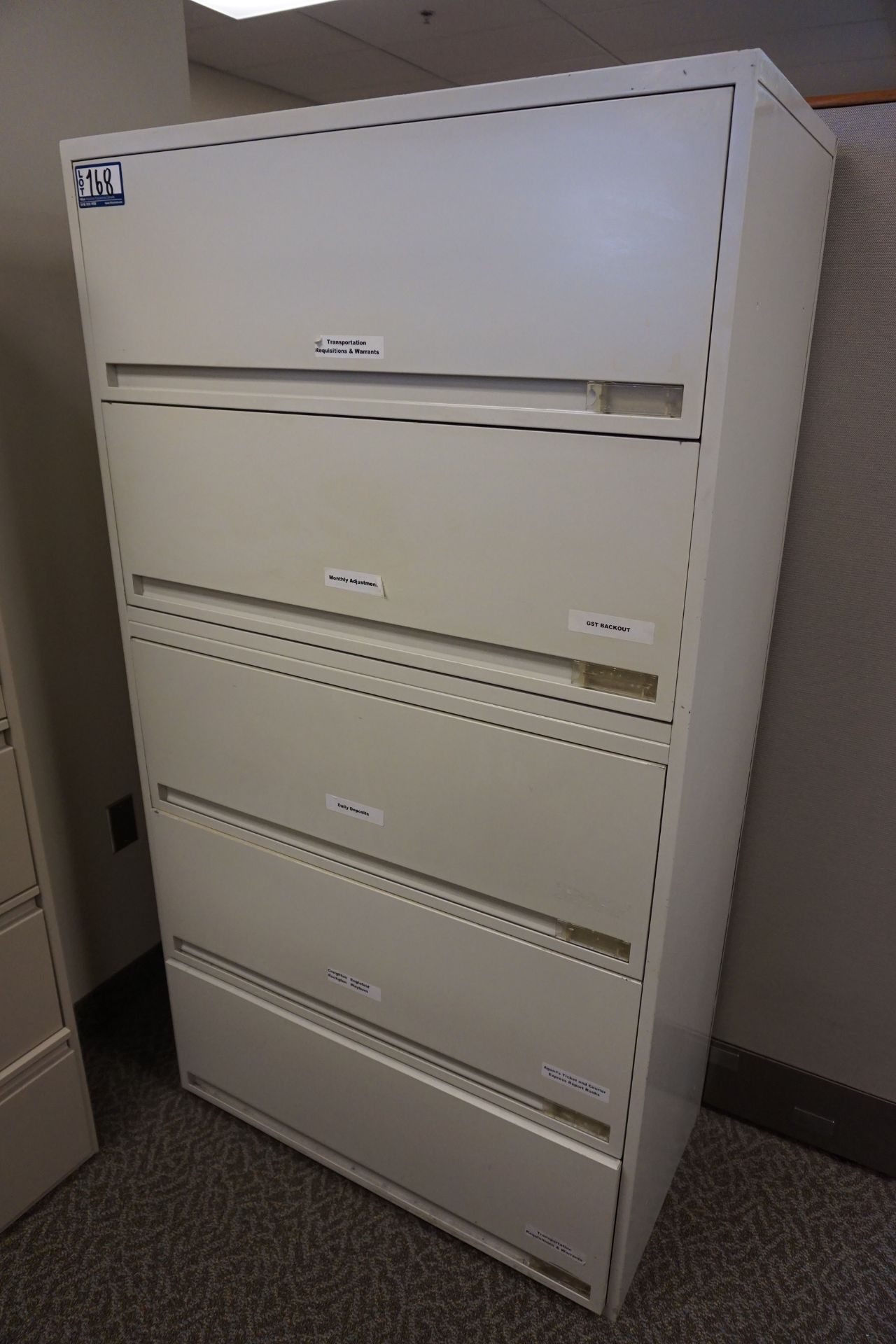 Asst. 5-Drawer Lateral File Cabinets - Image 2 of 3