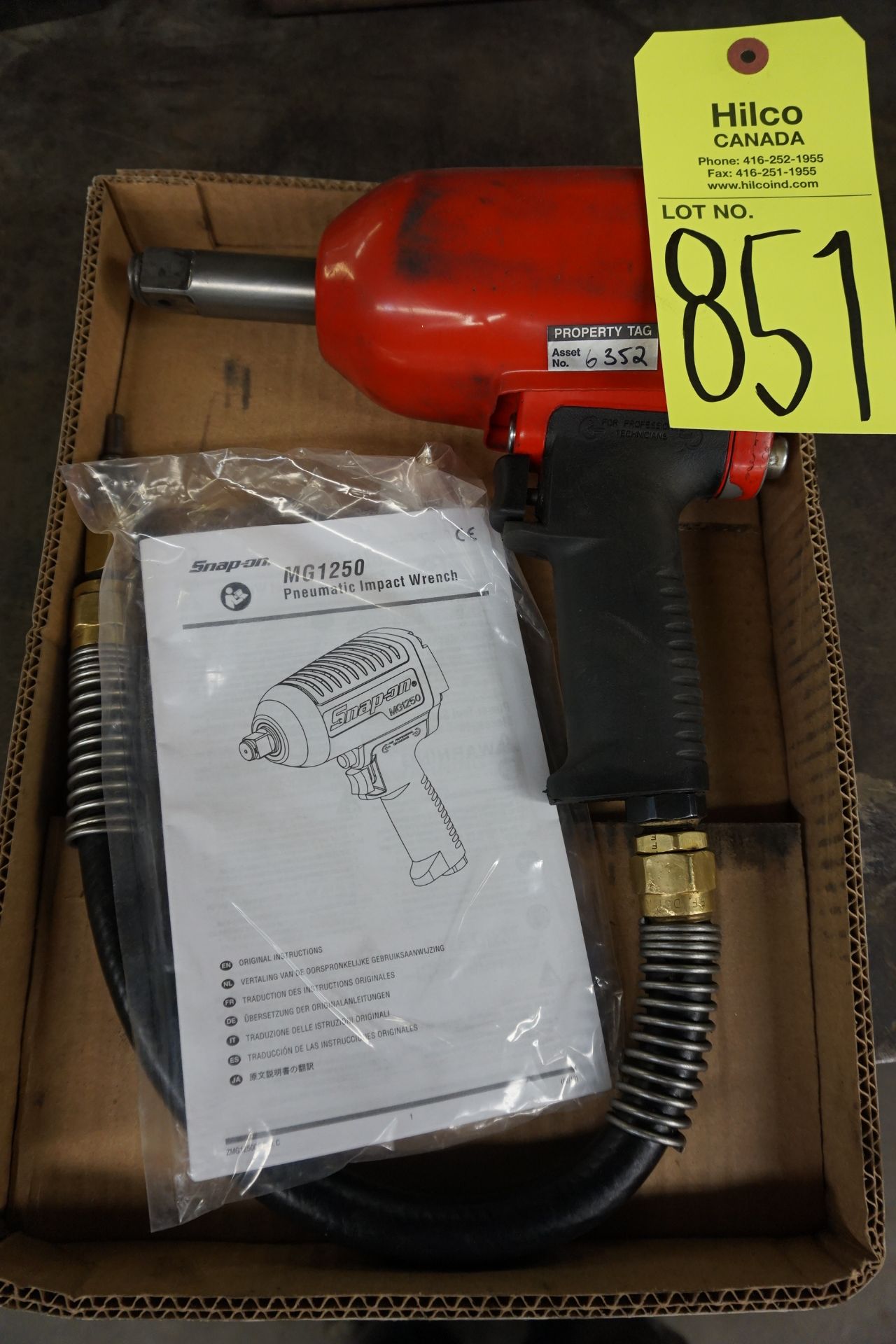 Snap-On Model MG1250 3/4" Pneu Impact Wrench