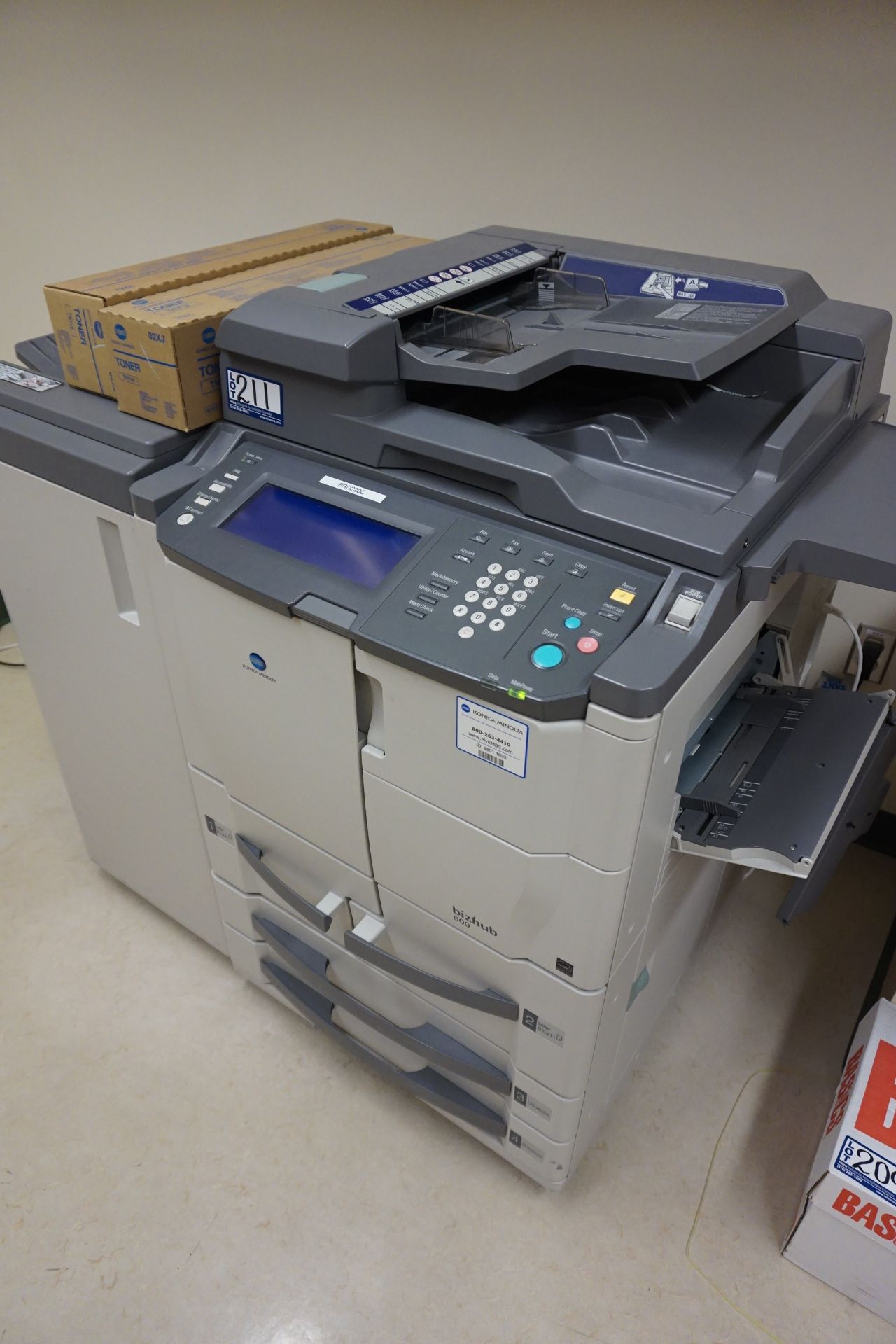 Konica Minolta Model bizhub 600 Copier