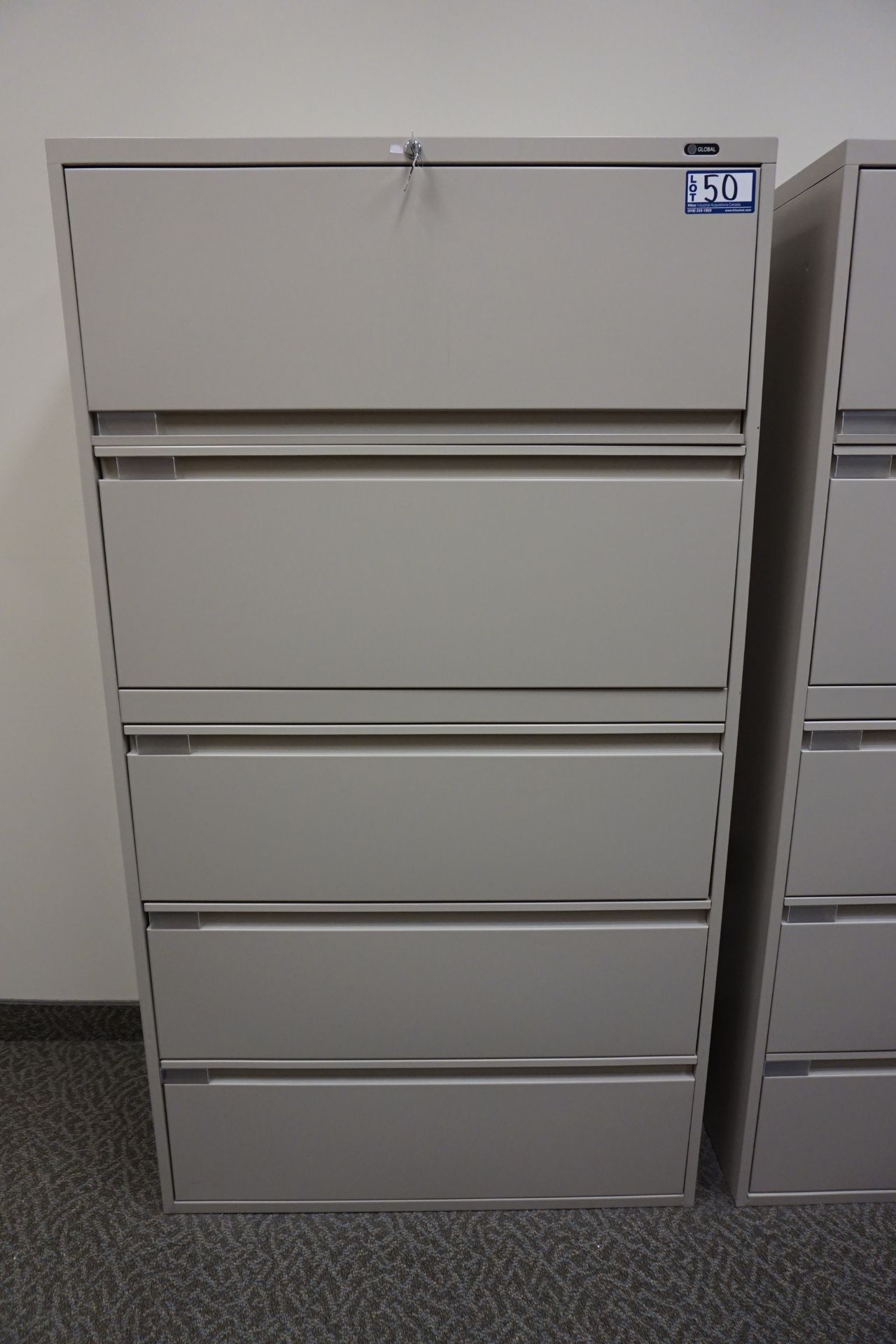 Global 5-Drawer Lateral File Cabinet