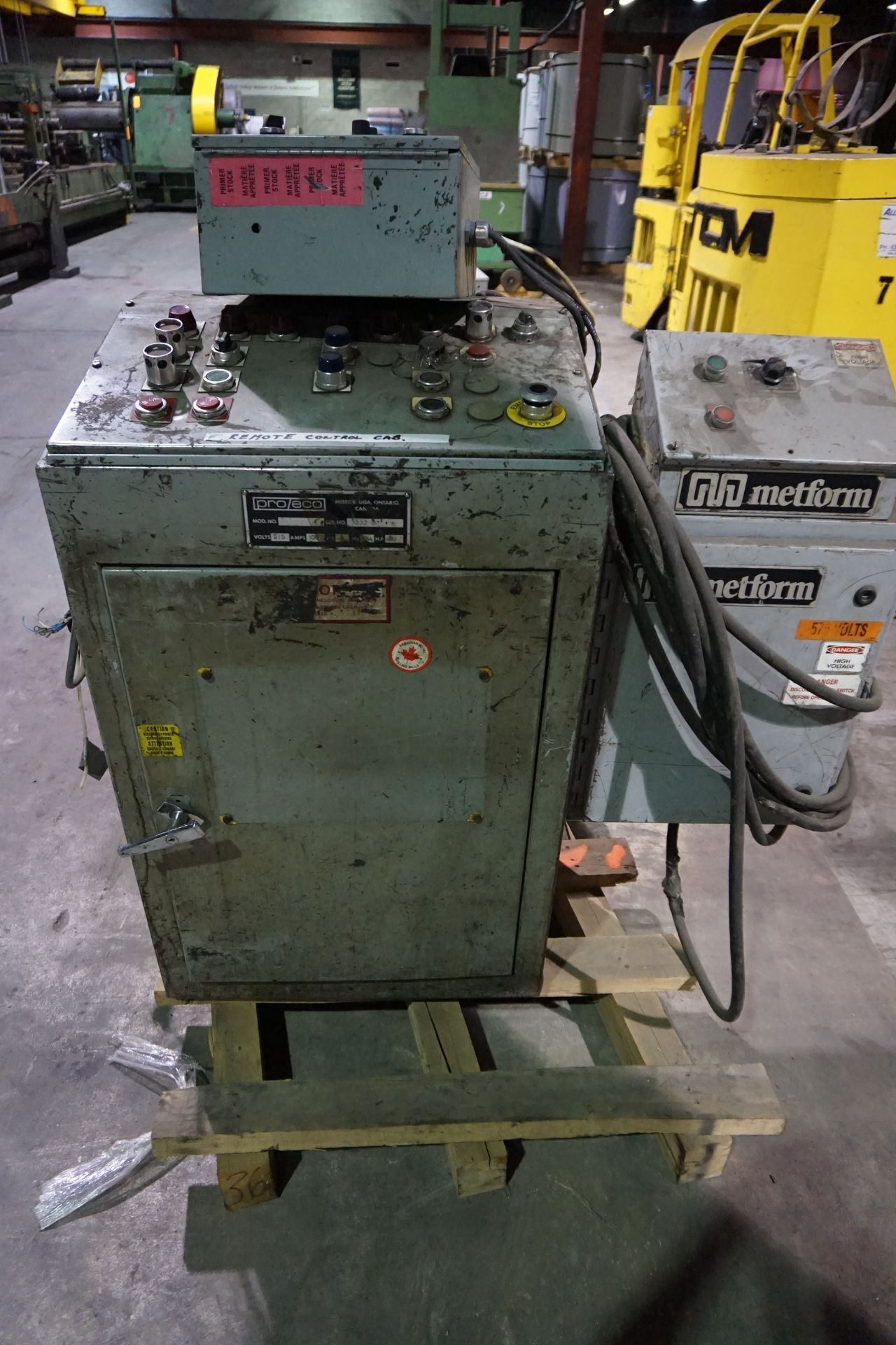 Lot of Asst. 460V Variable Frequency Drive, 600V Electrical Cabinet, IED 460V Electrical Cabinet - Image 2 of 4