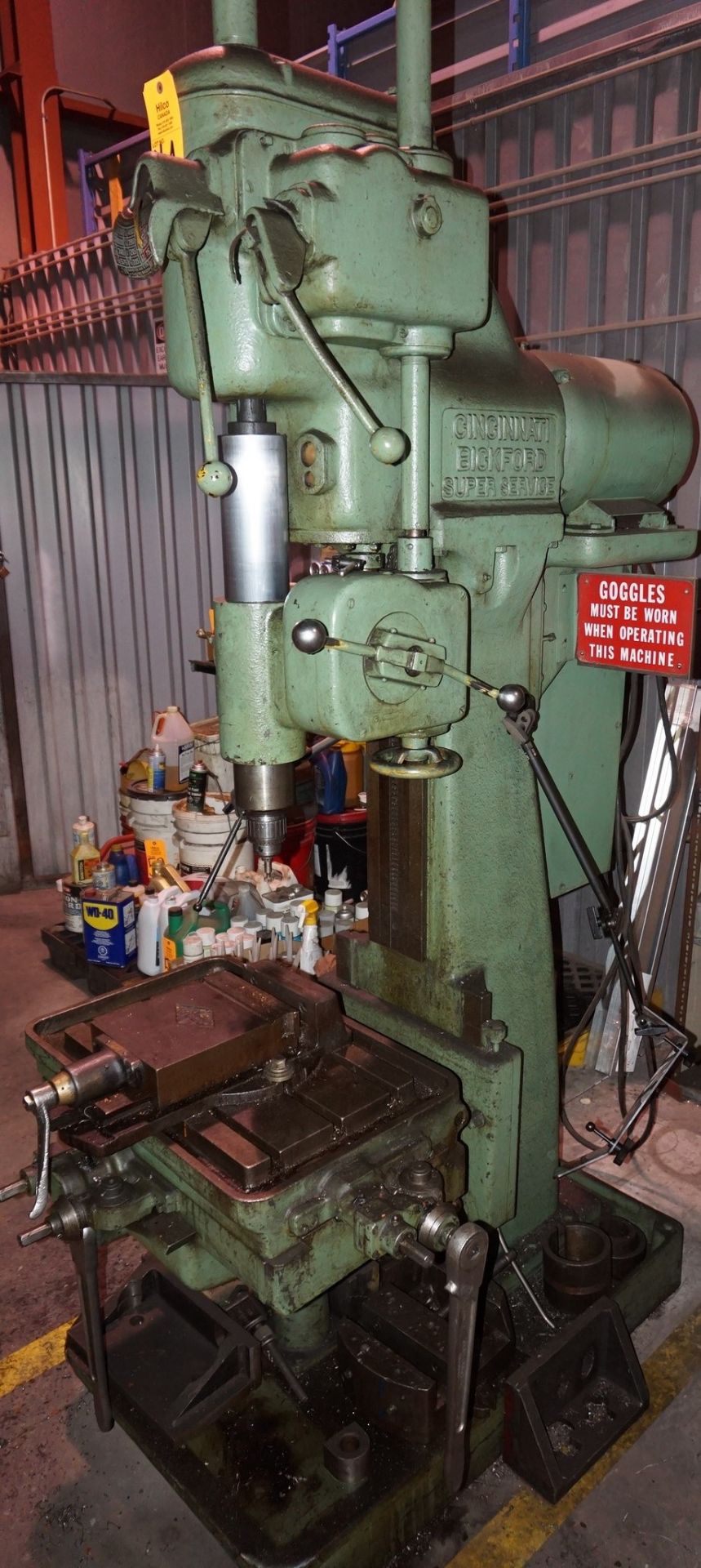 Cincinnati 600V Drill Press with 8" Vise - Image 3 of 3