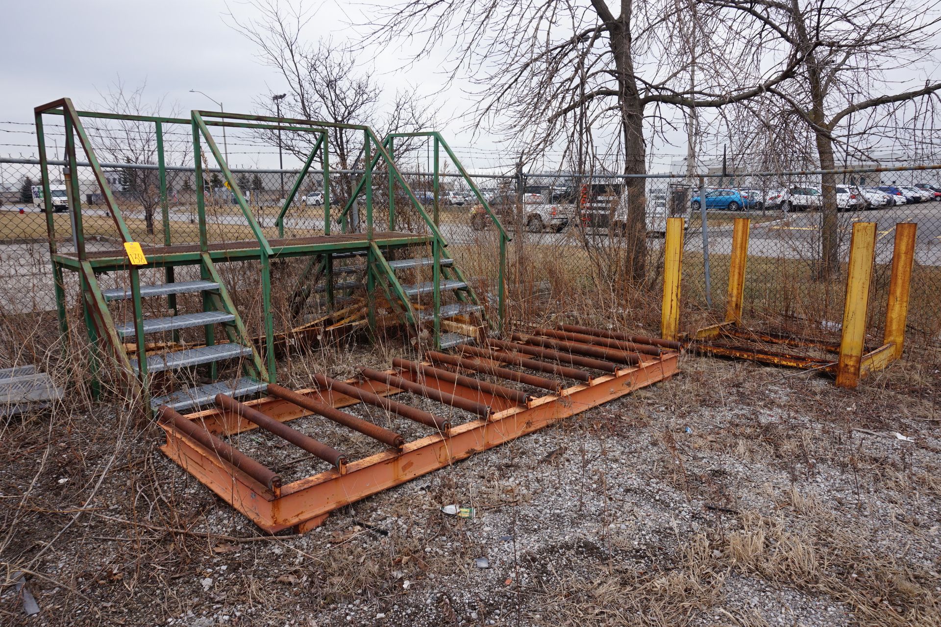 Asst. Steel Frame with Staircase, Etc.