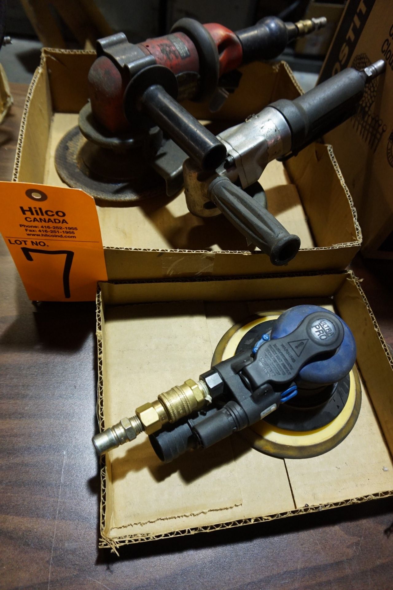 Asst. Pneumatic Grinders/Sanders