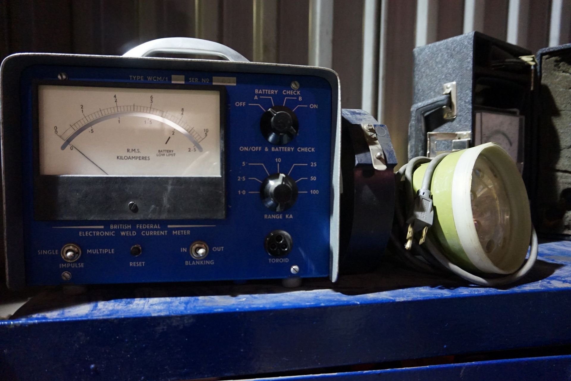 Weld Current Meter with RPM Tachometer, DC Hypot, Simpson Meter - Image 2 of 2