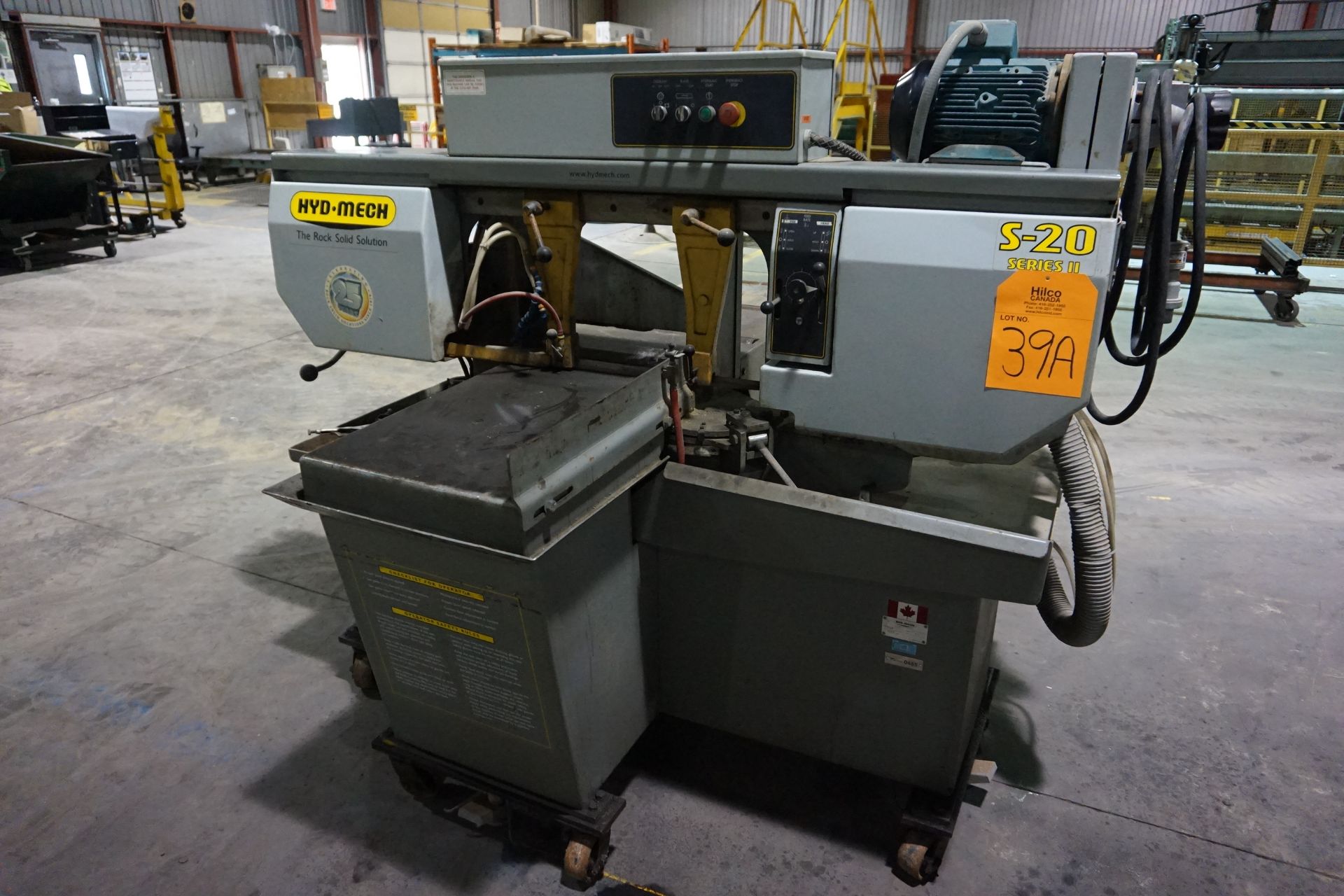 Hyd-Mech Model S20 Series II Band Saw with Hydraulic Clamp and Blade Feed - Image 2 of 5