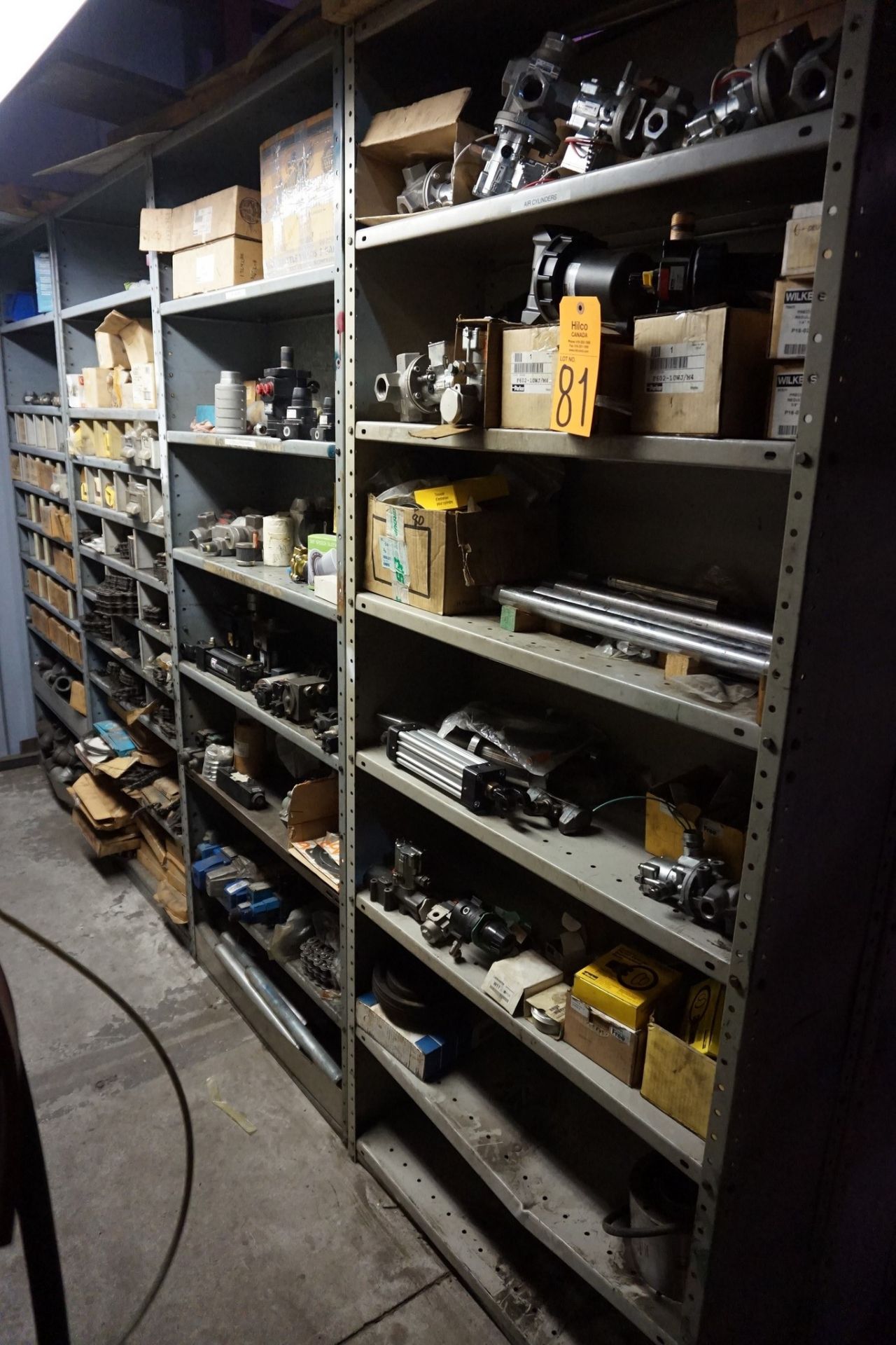 Spare Parts with Electrical Cabinet, Motors, Hydraulics, Fittings, Belts, Hardware, Etc. - Image 4 of 15